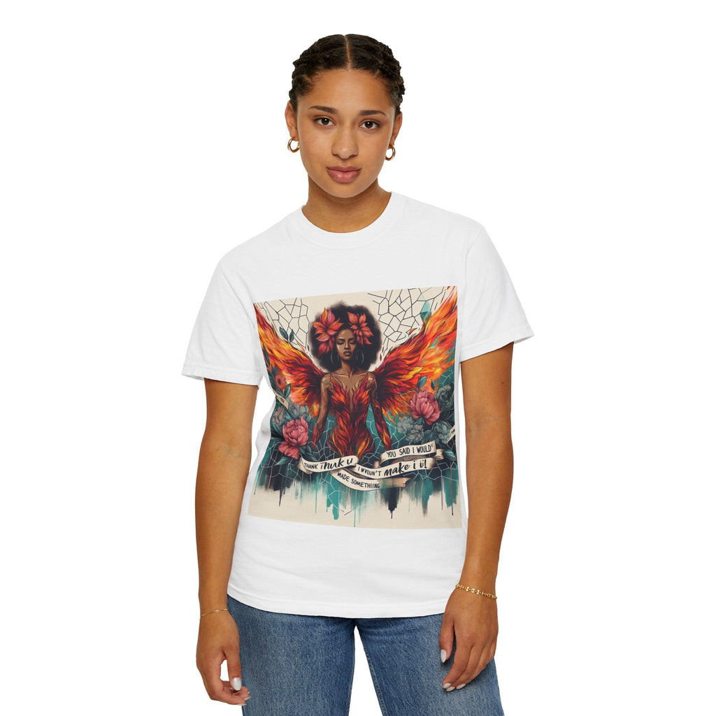 Vibrant Empowerment T-Shirt, Artistic Tee for Feminists, Gift for Her, Boho Style Shirt, Festival Apparel, Unisex Graphic T-Shirt Printify