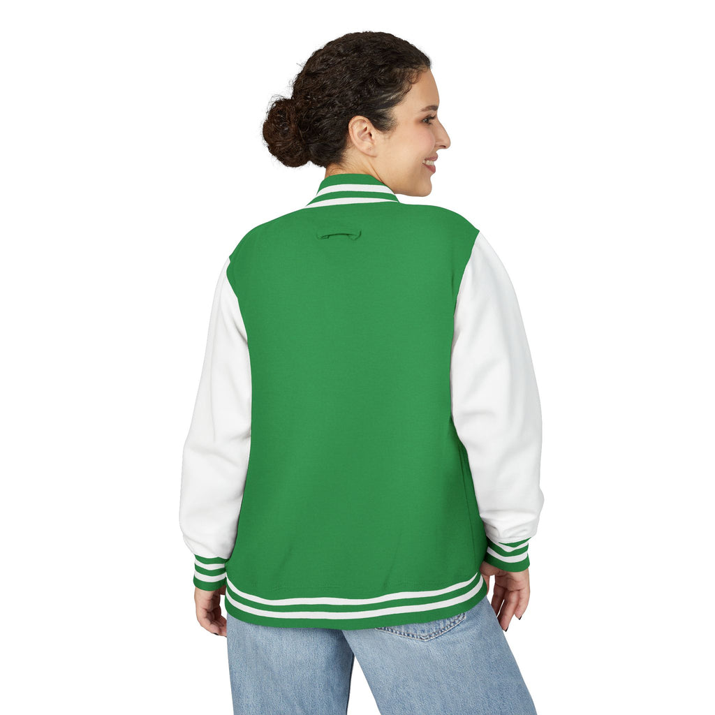 Trendy Unisex Heavyweight Letterman Jacket, Stylish Athletic Outerwear, Retro Varsity Fashion, Casual Jacket, Perfect for Events