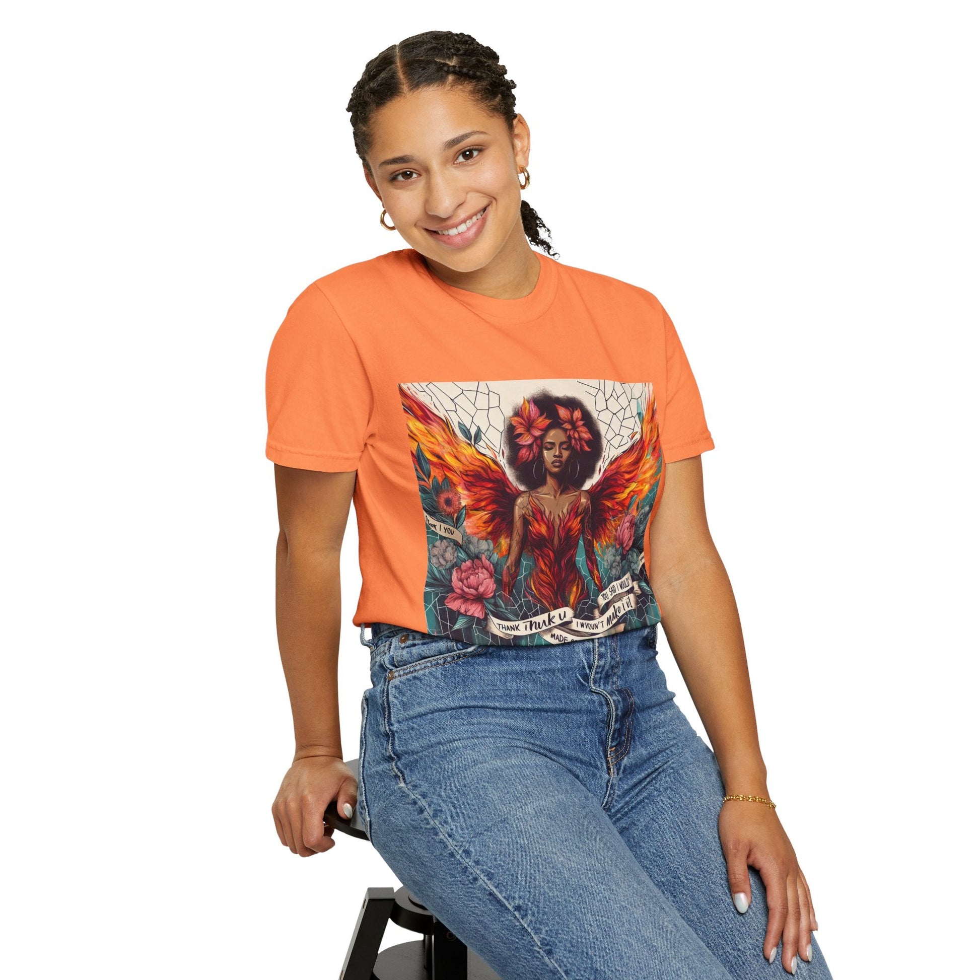 Vibrant Empowerment T-Shirt, Artistic Tee for Feminists, Gift for Her, Boho Style Shirt, Festival Apparel, Unisex Graphic T-Shirt Printify