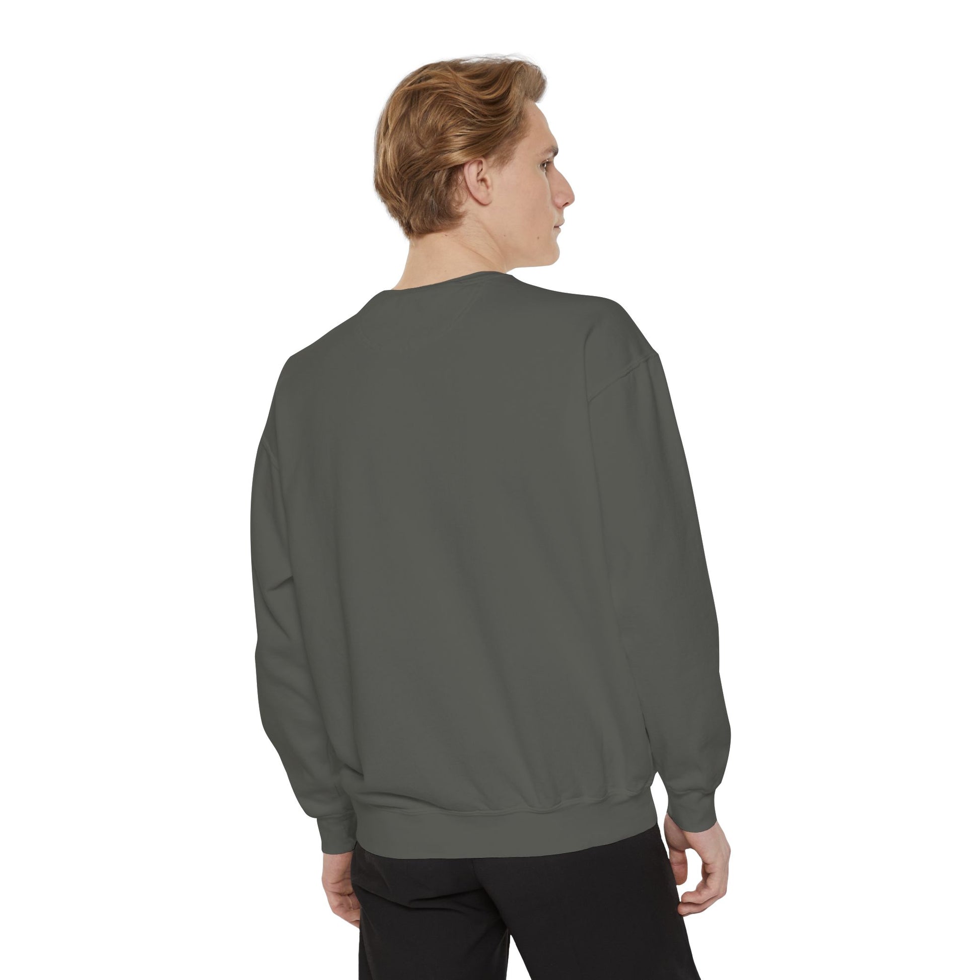 Unisex Garment-Dyed Sweatshirt, Soft Casual Wear, Cozy Street Style, Perfect Gift, Relaxed Fit for Any Occasion