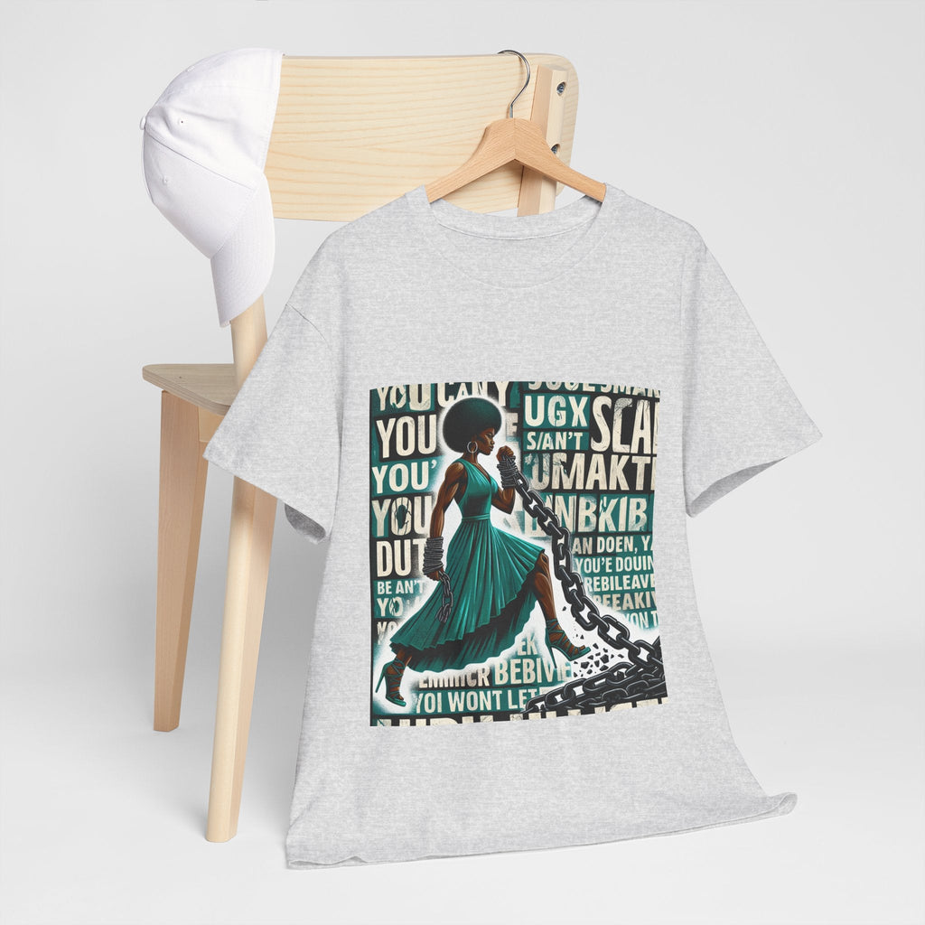 Empowering Afrocentric Unisex Tee, Motivational T-Shirt, Gift for Her, Black History, Fashion Statement, Casual Wear Printify
