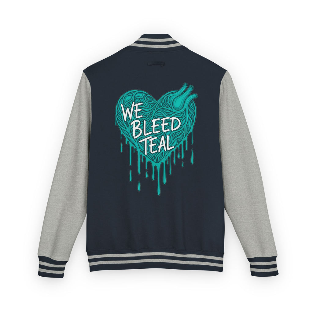 Teal Heart Letterman Jacket, Unisex Varsity Jacket for Sports Fans, Stylish College Apparel, Perfect Gift for Graduates, Casual [...]