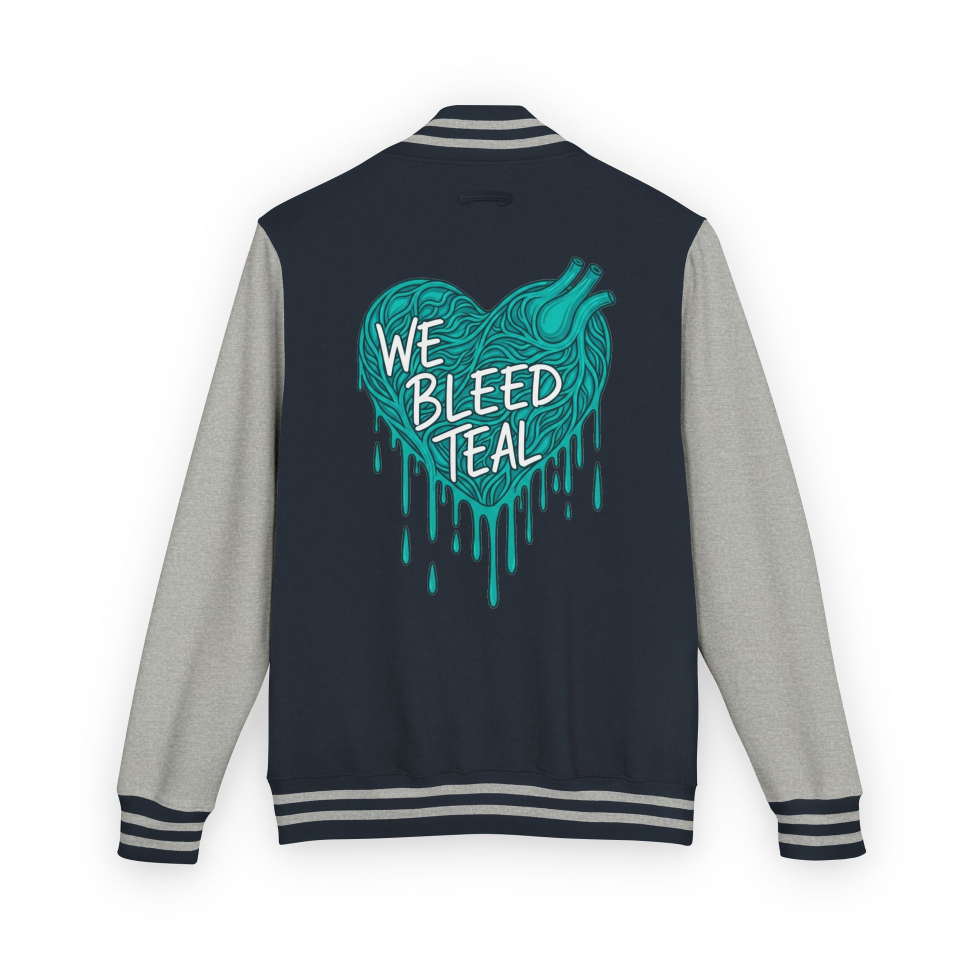 Teal Heart Letterman Jacket, Unisex Varsity Jacket for Sports Fans, Stylish College Apparel, Perfect Gift for Graduates, Casual [...]