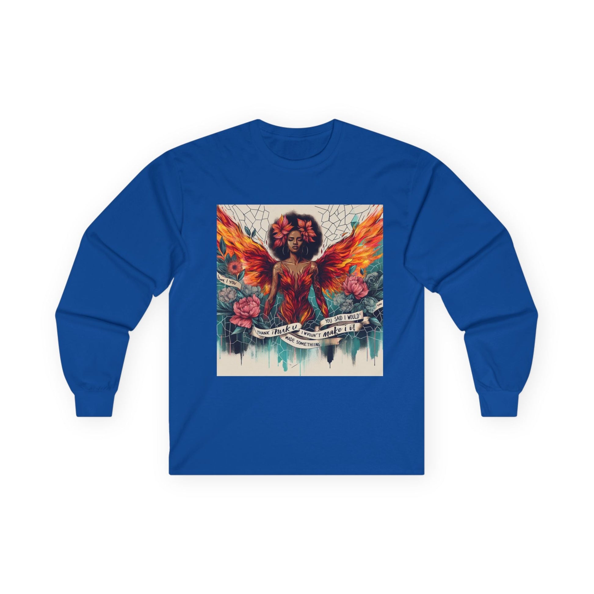 Bohemian Long Sleeve Tee, Butterfly Design, Artistic Cotton Tee, Casual Unisex Wear, Gift for Art Lovers, Festival Fashion Printify