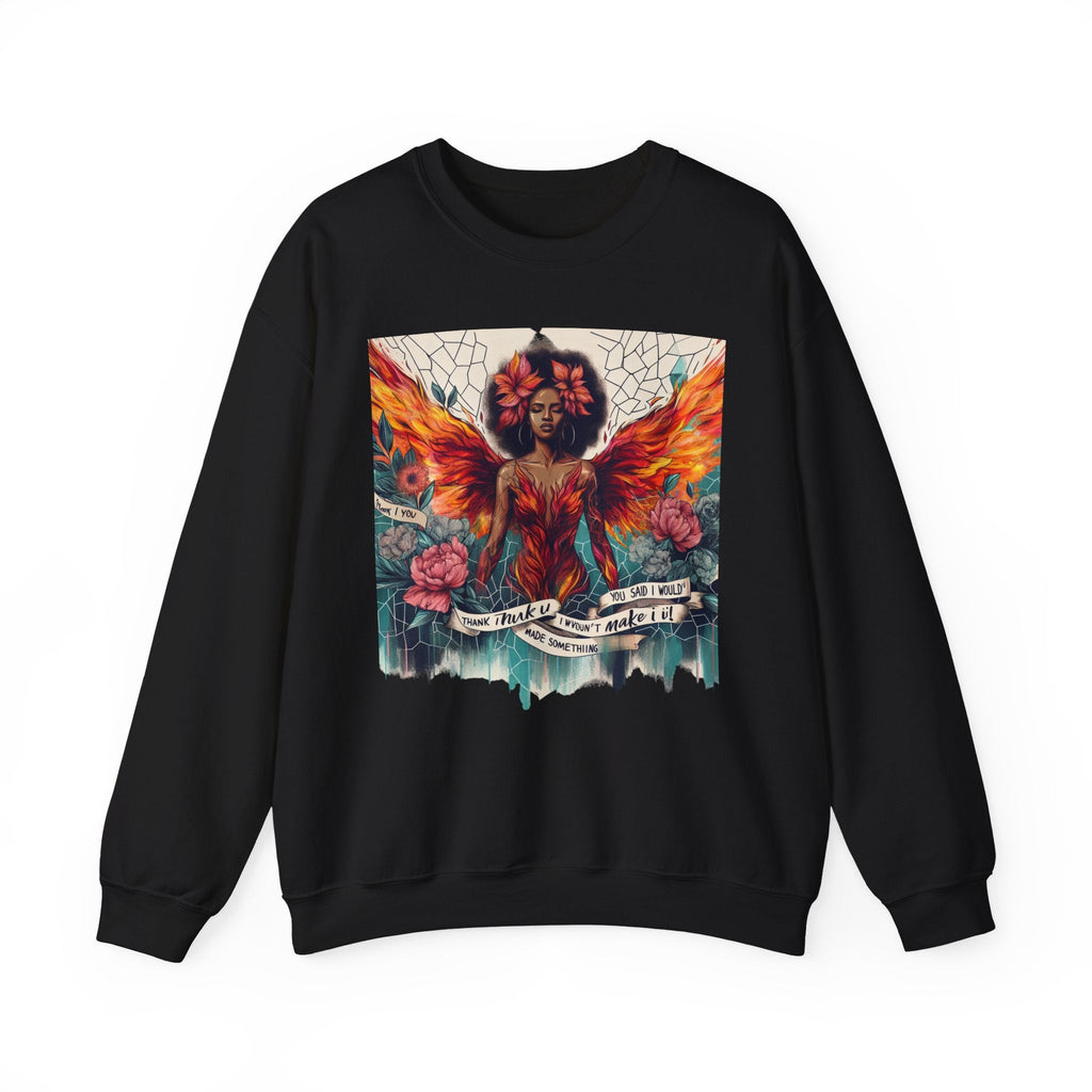Artistic Phoenix Crewneck Sweatshirt - Cozy Unisex Apparel, Perfect for Casual Wear, Gift for Art Lovers, Birthday, Warmth & Style Printify
