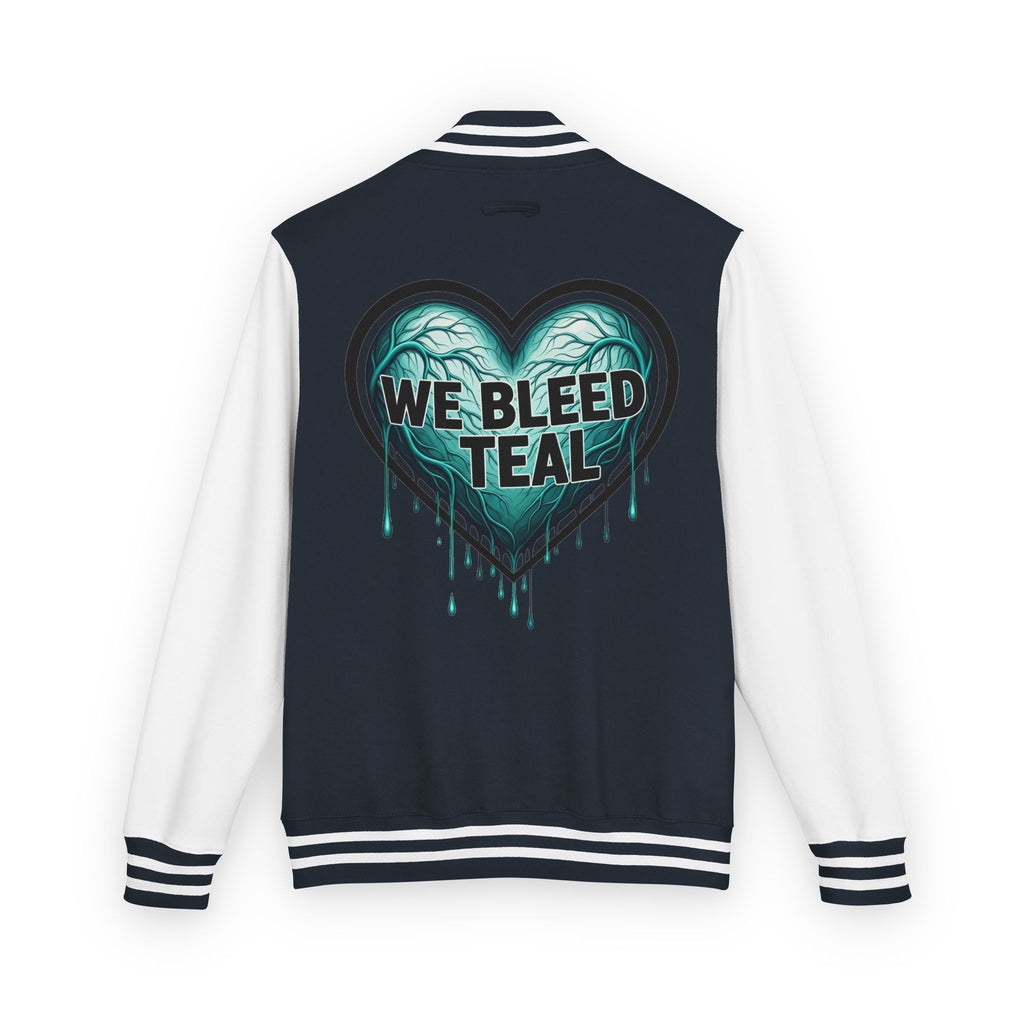 Unisex Heavyweight Letterman Jacket, Retro Style Jacket, Casual Wear, Team Spirit Jacket, Unique Gift for Sports Lovers