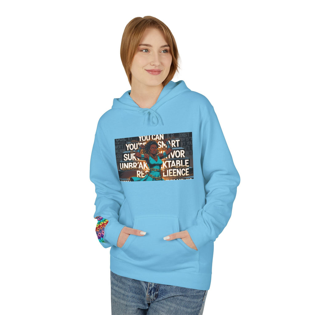 Inspirational Quote Hoodie, Motivational Sweatshirt for Men and Women, Cozy Fleece Pullover, Unique Gift Idea, Casual Wear for [...] Printify