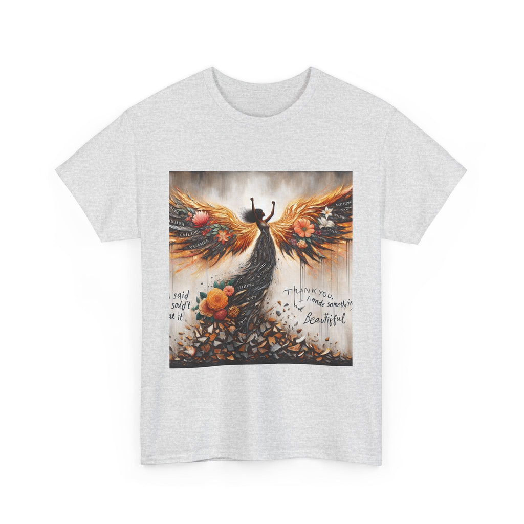 Beautiful In Every Way Unisex Heavy Cotton Tee, Inspirational Art Shirt, Self-Love Gift, Motivational Tee, Fashionable Everyday Wear Printify