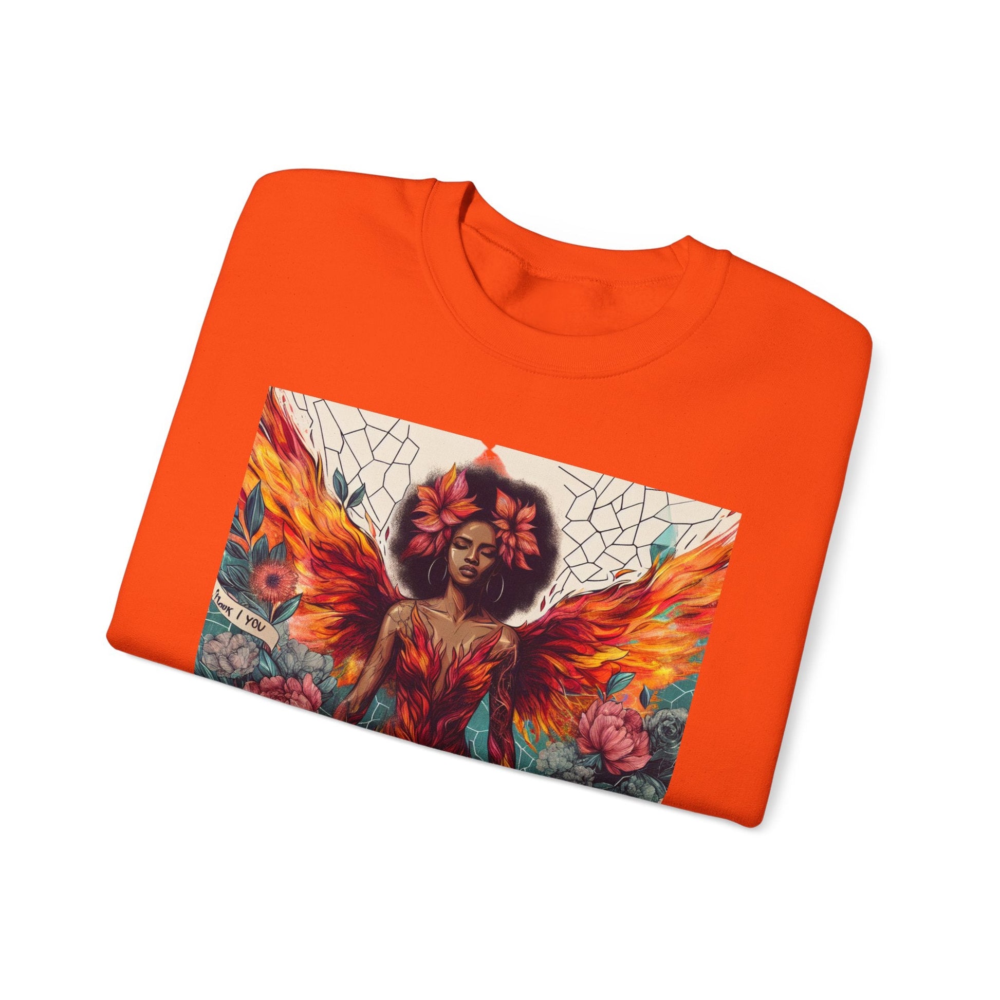 Artistic Phoenix Crewneck Sweatshirt - Cozy Unisex Apparel, Perfect for Casual Wear, Gift for Art Lovers, Birthday, Warmth & Style Printify