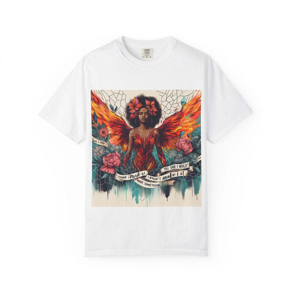 Vibrant Empowerment T-Shirt, Artistic Tee for Feminists, Gift for Her, Boho Style Shirt, Festival Apparel, Unisex Graphic T-Shirt Printify