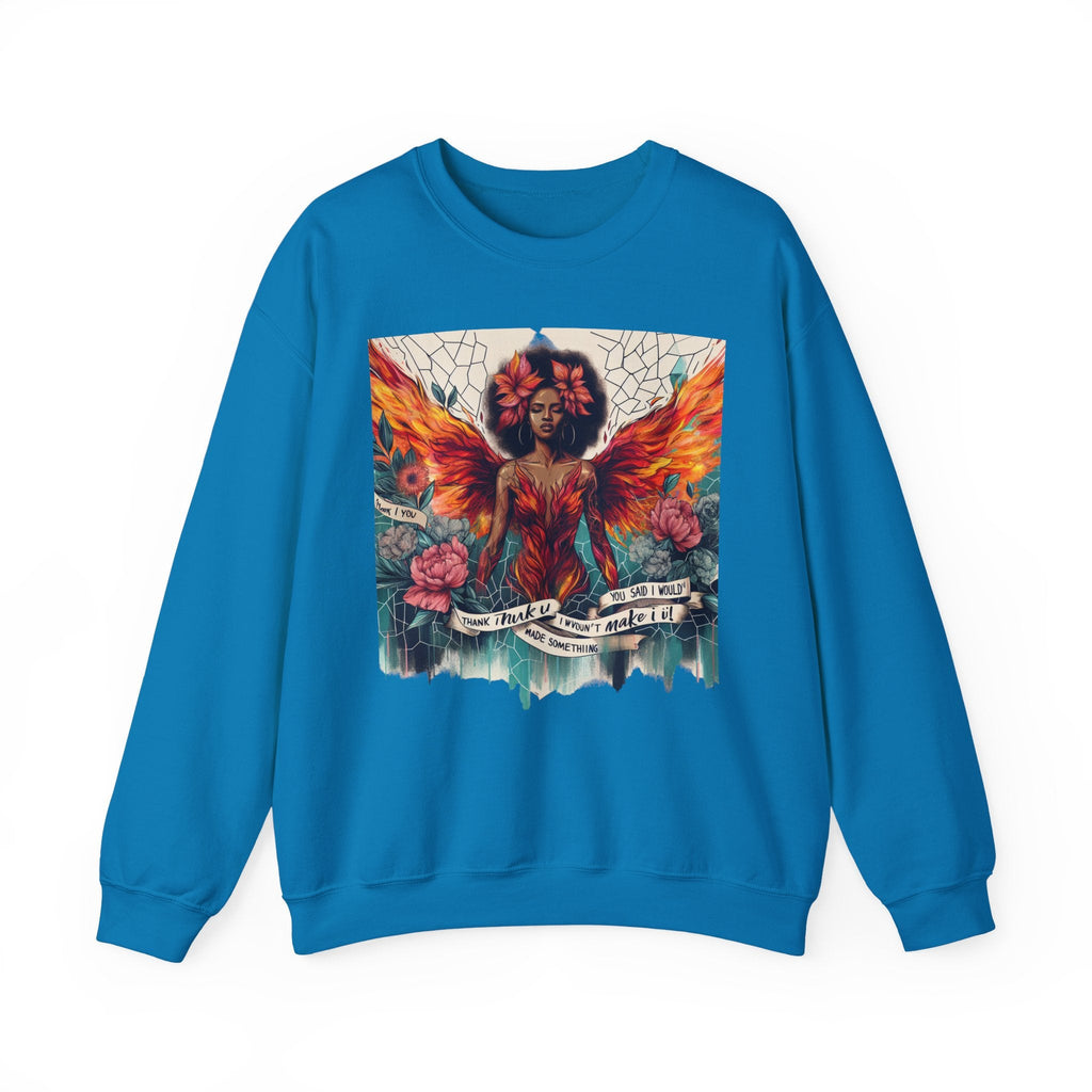 Artistic Phoenix Crewneck Sweatshirt - Cozy Unisex Apparel, Perfect for Casual Wear, Gift for Art Lovers, Birthday, Warmth & Style Printify