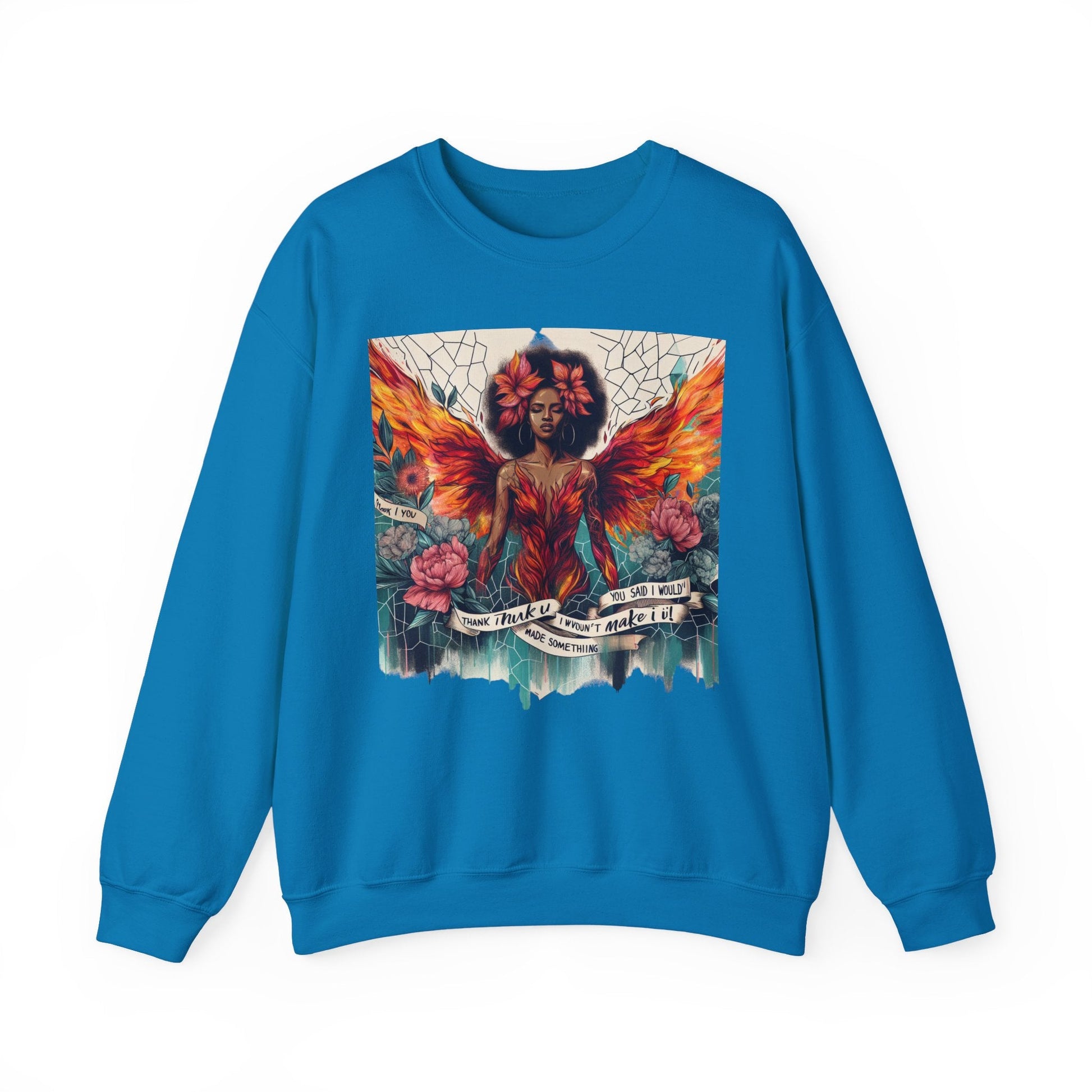 Artistic Phoenix Crewneck Sweatshirt - Cozy Unisex Apparel, Perfect for Casual Wear, Gift for Art Lovers, Birthday, Warmth & Style Printify