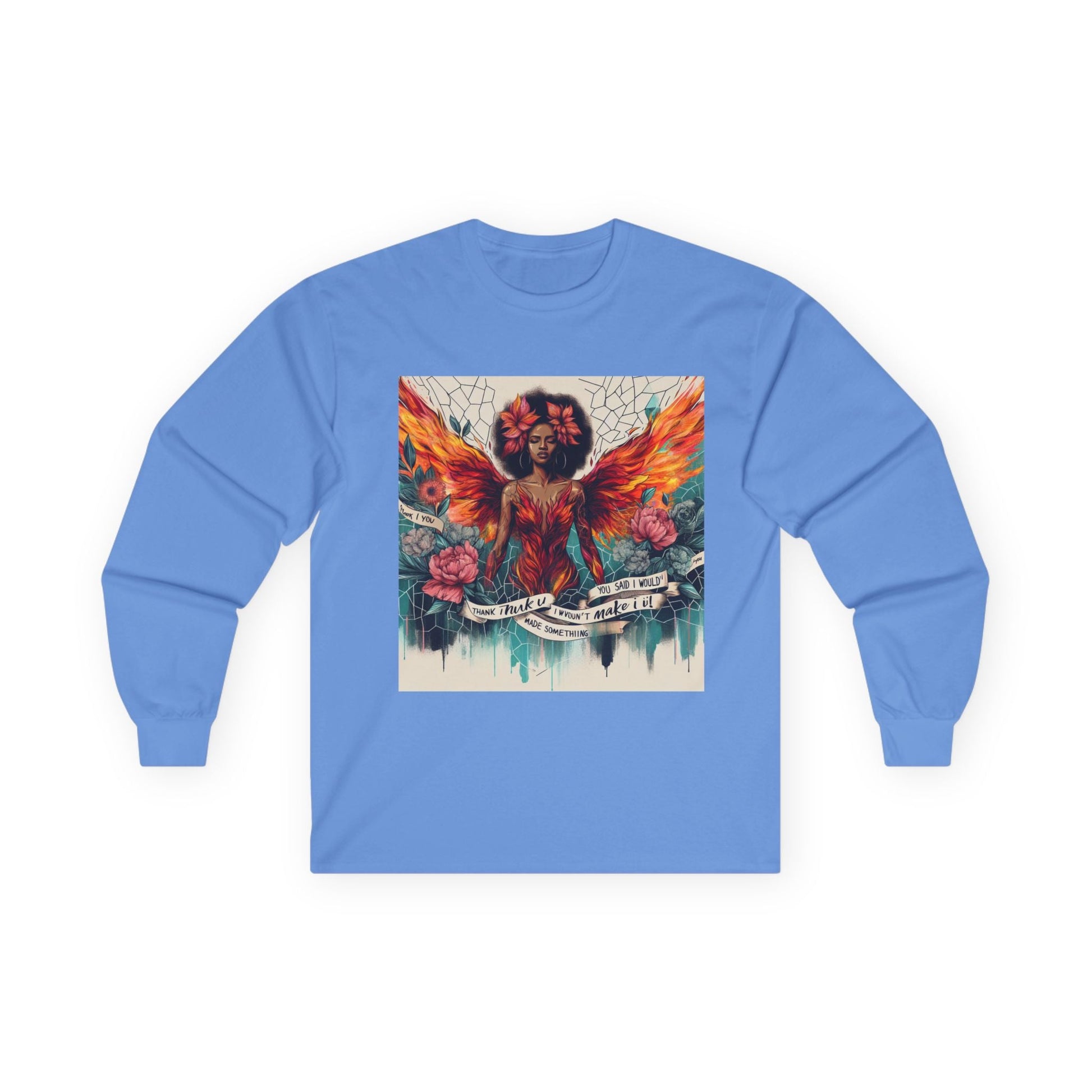 Bohemian Long Sleeve Tee, Butterfly Design, Artistic Cotton Tee, Casual Unisex Wear, Gift for Art Lovers, Festival Fashion Printify