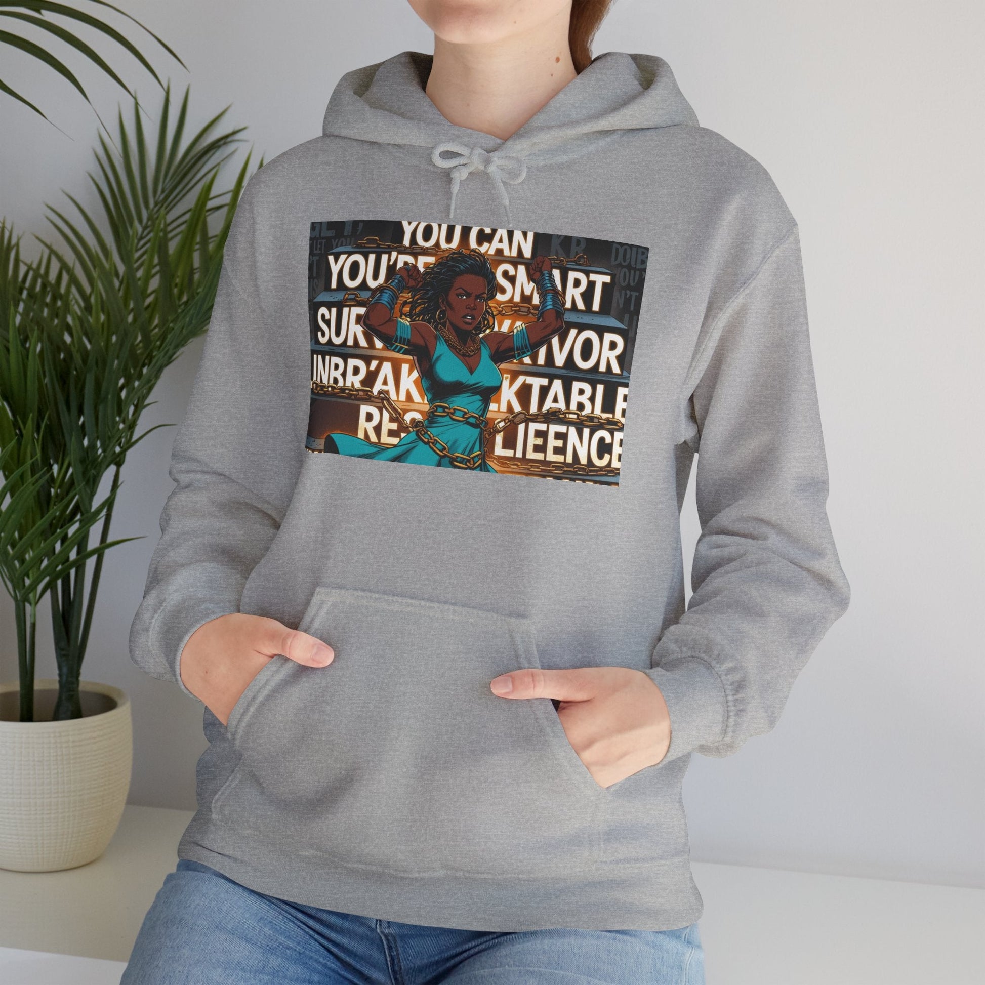 Inspirational Hooded Sweatshirt, Motivational Hoodie, Unisex Sweatshirt, Comfortable Streetwear, Gift for Inspiration Printify