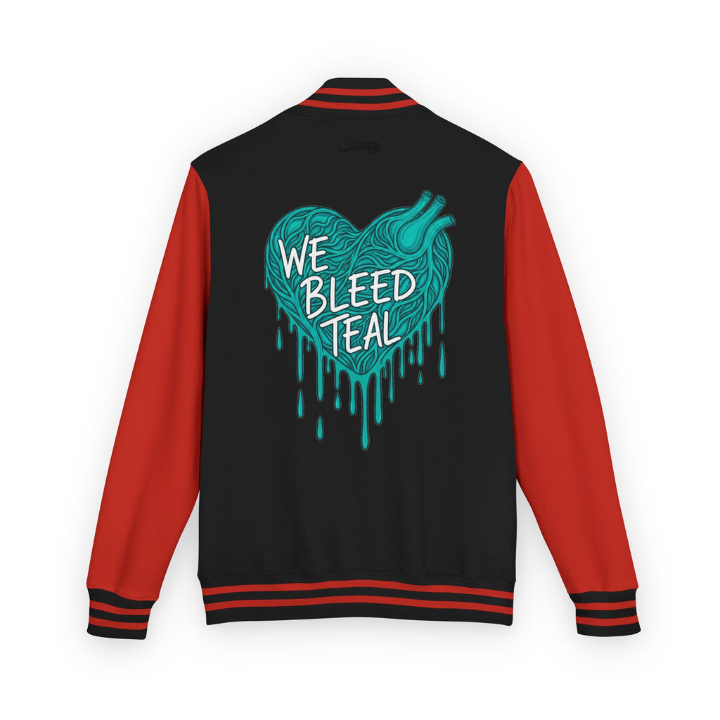 Teal Heart Letterman Jacket, Unisex Varsity Jacket for Sports Fans, Stylish College Apparel, Perfect Gift for Graduates, Casual [...]