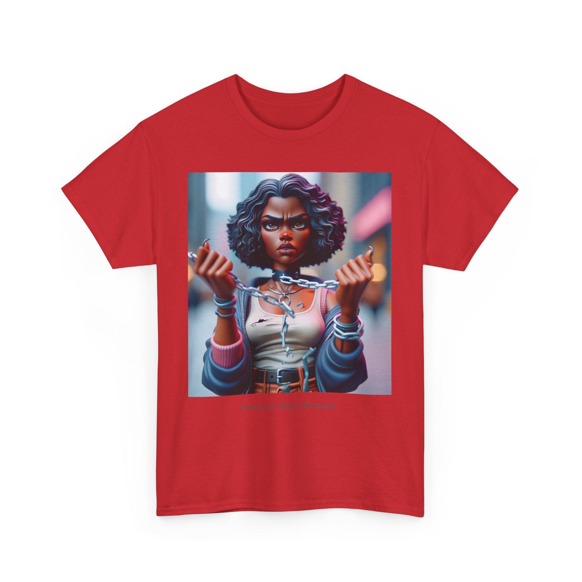 Unisex Cotton Graphic Tee, Empowering Art Shirt, Streetwear, Casual Apparel, Gift for Friends, Statement Fashion