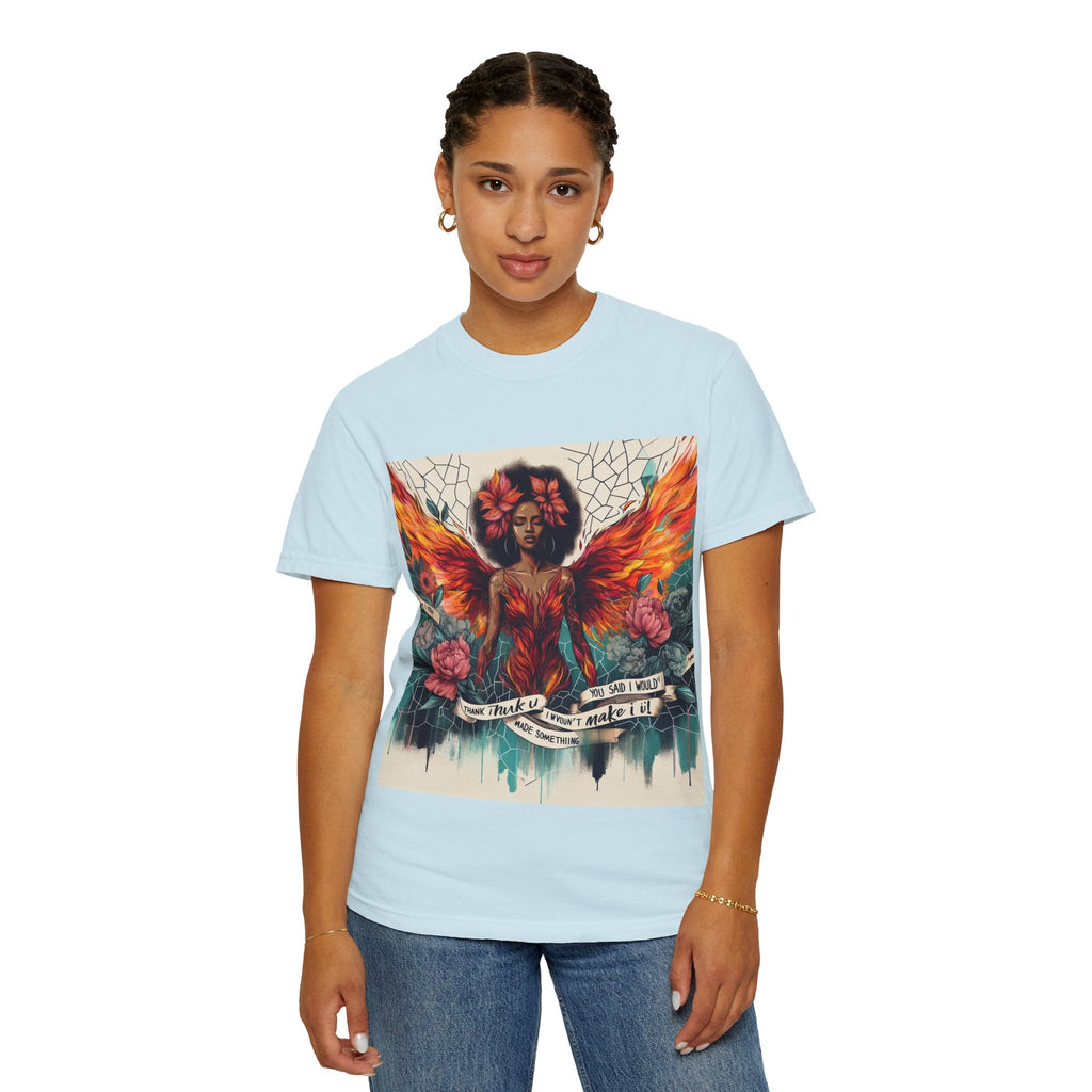 Vibrant Empowerment T-Shirt, Artistic Tee for Feminists, Gift for Her, Boho Style Shirt, Festival Apparel, Unisex Graphic T-Shirt Printify