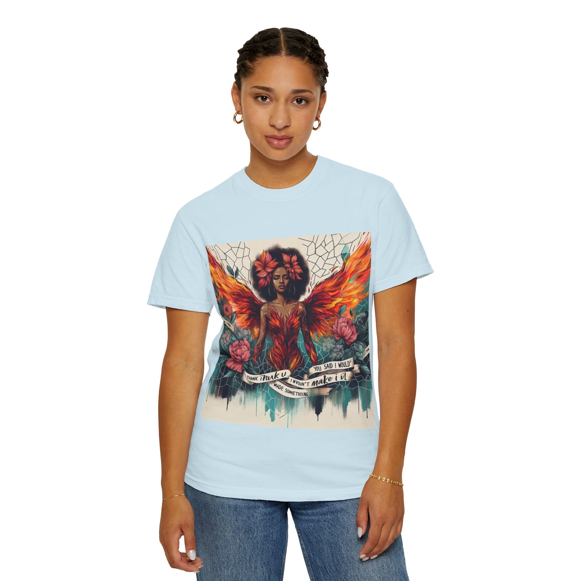 Vibrant Empowerment T-Shirt, Artistic Tee for Feminists, Gift for Her, Boho Style Shirt, Festival Apparel, Unisex Graphic T-Shirt Printify