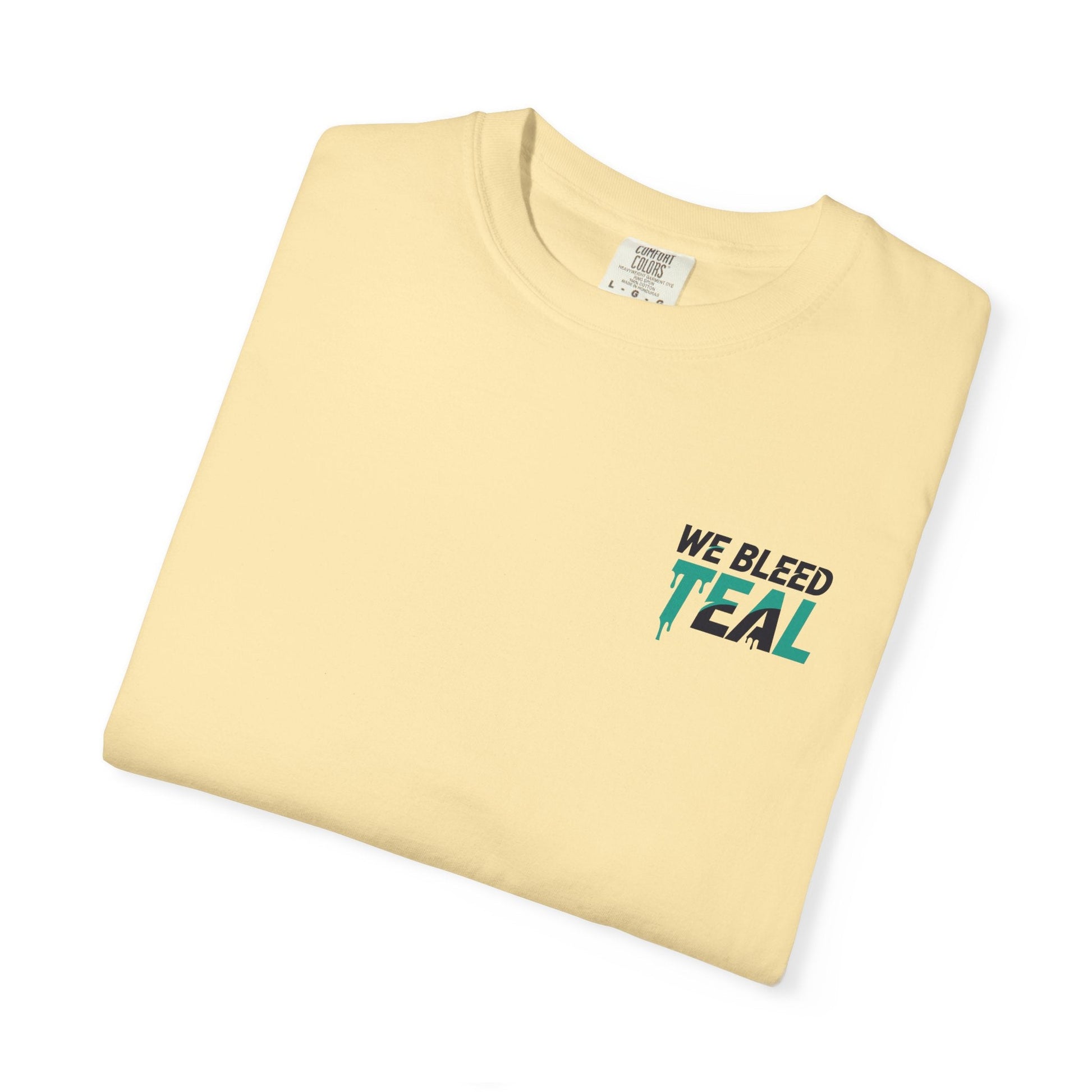 Teal Heart Unisex T-Shirt, Casual Wear, Everyday Tee, Unique Gift for Observances, Music Festivals, Art Lovers Printify