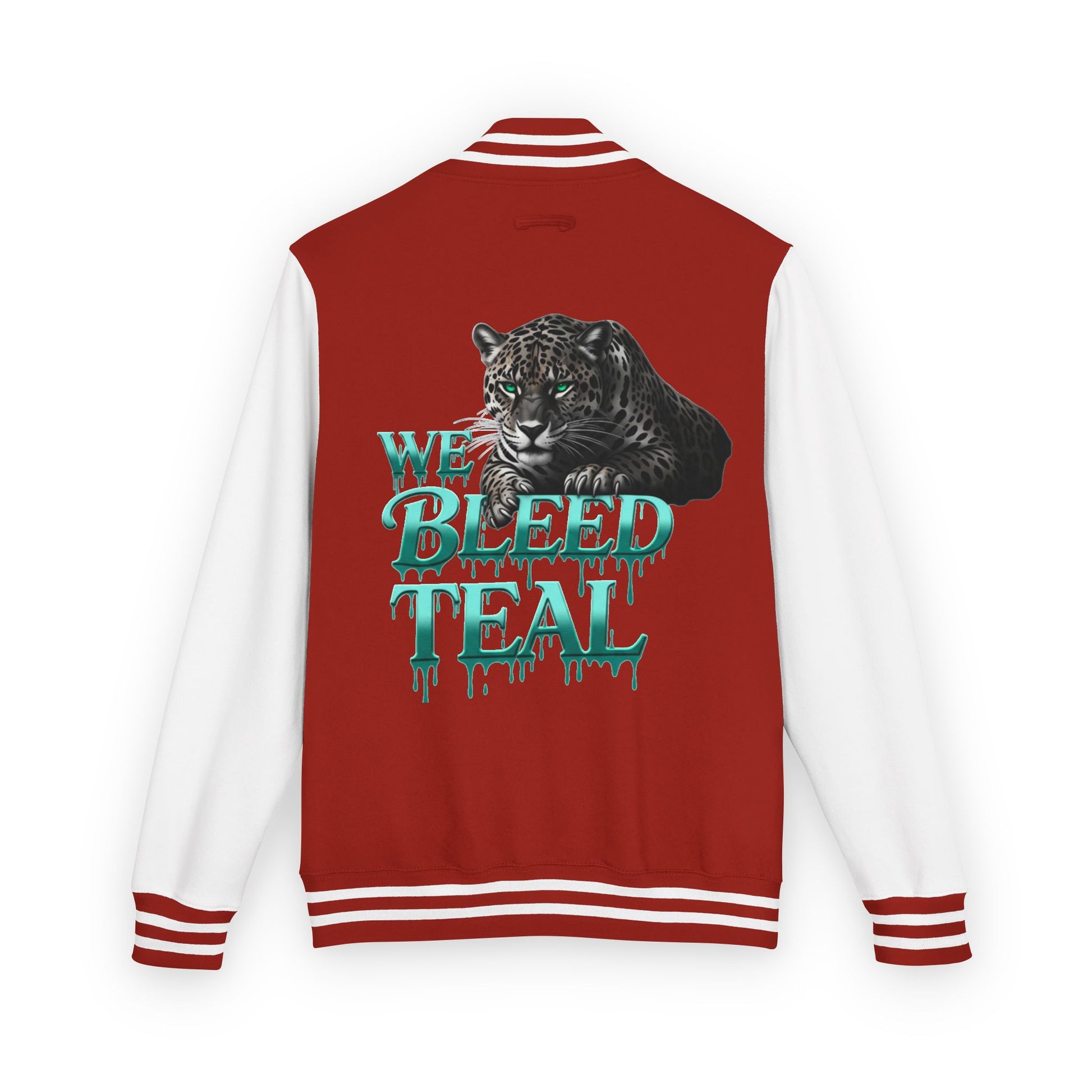 Teal Bleeding Letterman Jacket, Unisex Varsity Jacket, Trendy Sports Jacket, Cool Casual Wear, College Spirit Gear, Perfect Gift for [...]