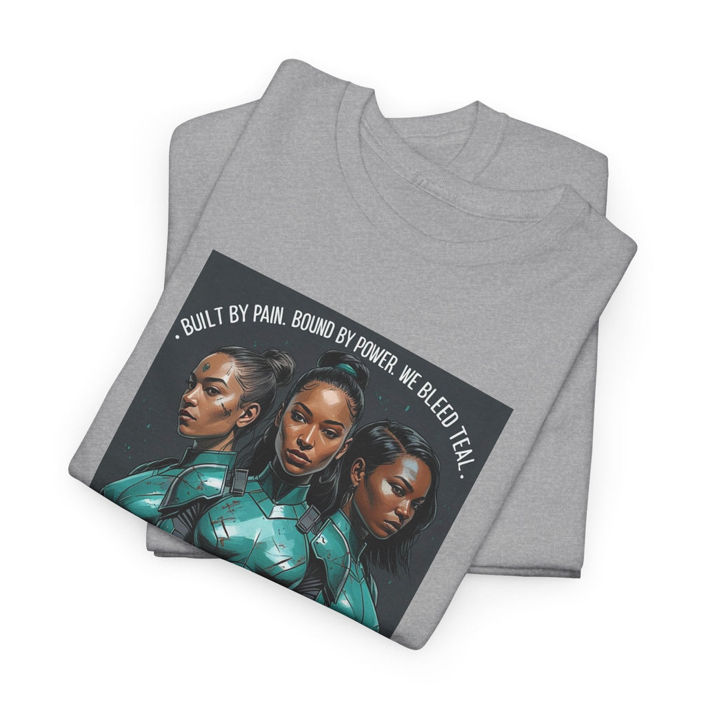 Futuristic Triple Goddess Tee, Graphic T-Shirt, Unisex Cotton Shirt, Casual Wear, Perfect Gift for Sci-Fi Fans, Everyday Style Printify