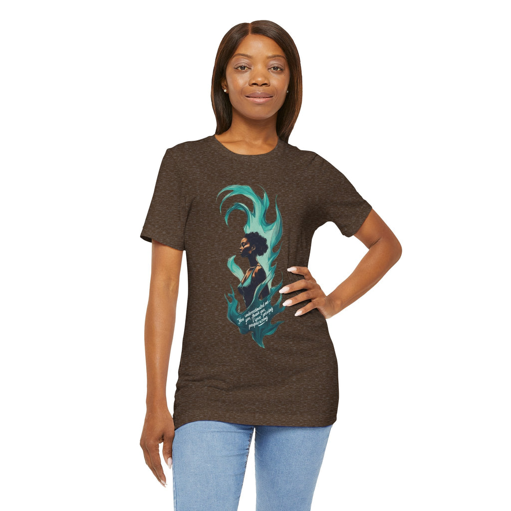 Fierce Goddess Graphic Tee | Unisex Short Sleeve T-Shirt, Artsy Apparel, Gift for Her, Statement Shirt, Casual Wear, Boho Style Printify