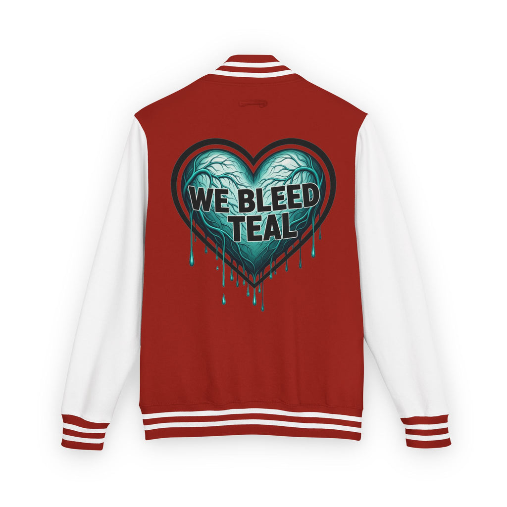 Unisex Heavyweight Letterman Jacket, Retro Style Jacket, Casual Wear, Team Spirit Jacket, Unique Gift for Sports Lovers