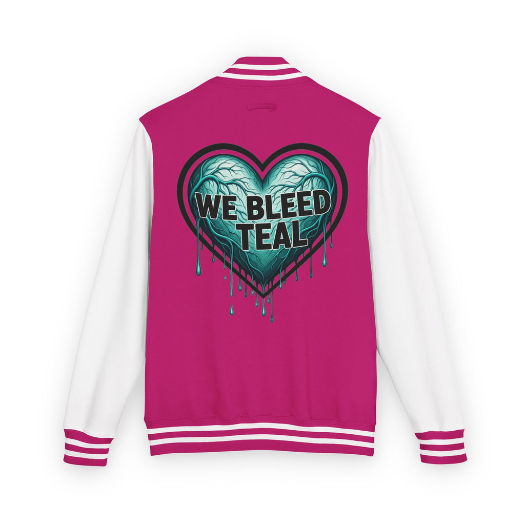 Unisex Heavyweight Letterman Jacket, Retro Style Jacket, Casual Wear, Team Spirit Jacket, Unique Gift for Sports Lovers