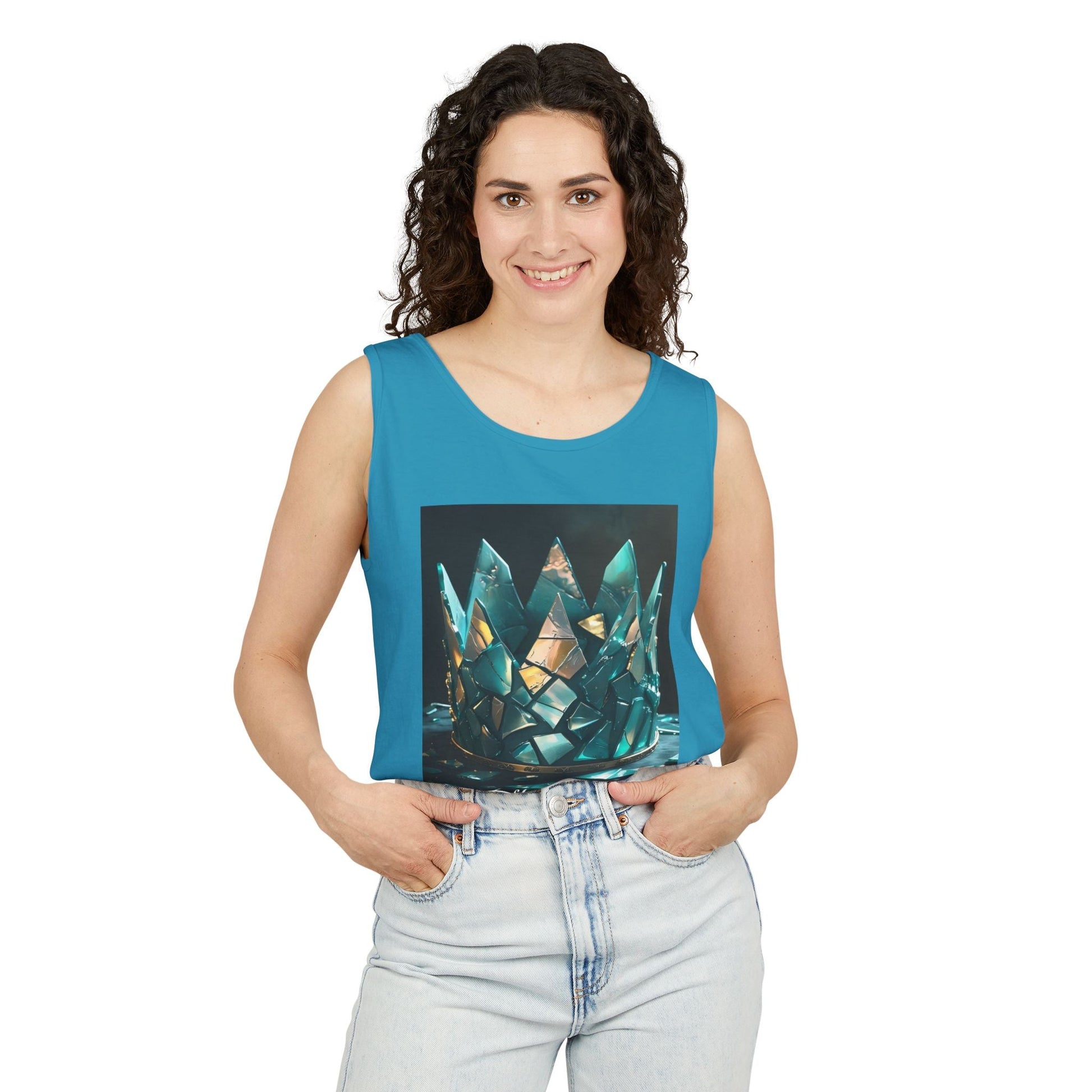 Empowered Spirit Tank Top | Inspirational DIY Fashion, Gift for Her, Summer Wear, Yoga Apparel, Motivational Quote Shirt Printify