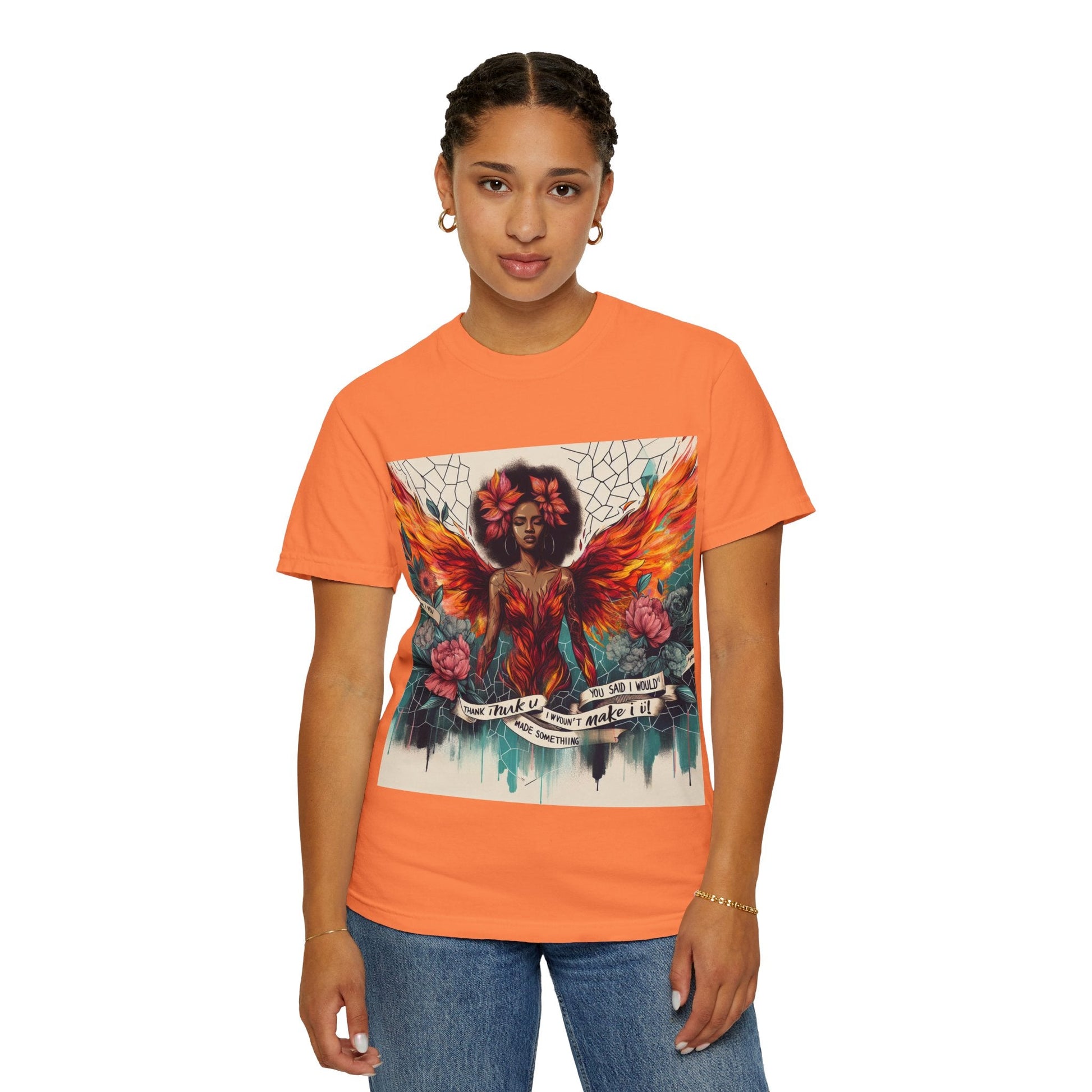 Vibrant Empowerment T-Shirt, Artistic Tee for Feminists, Gift for Her, Boho Style Shirt, Festival Apparel, Unisex Graphic T-Shirt Printify