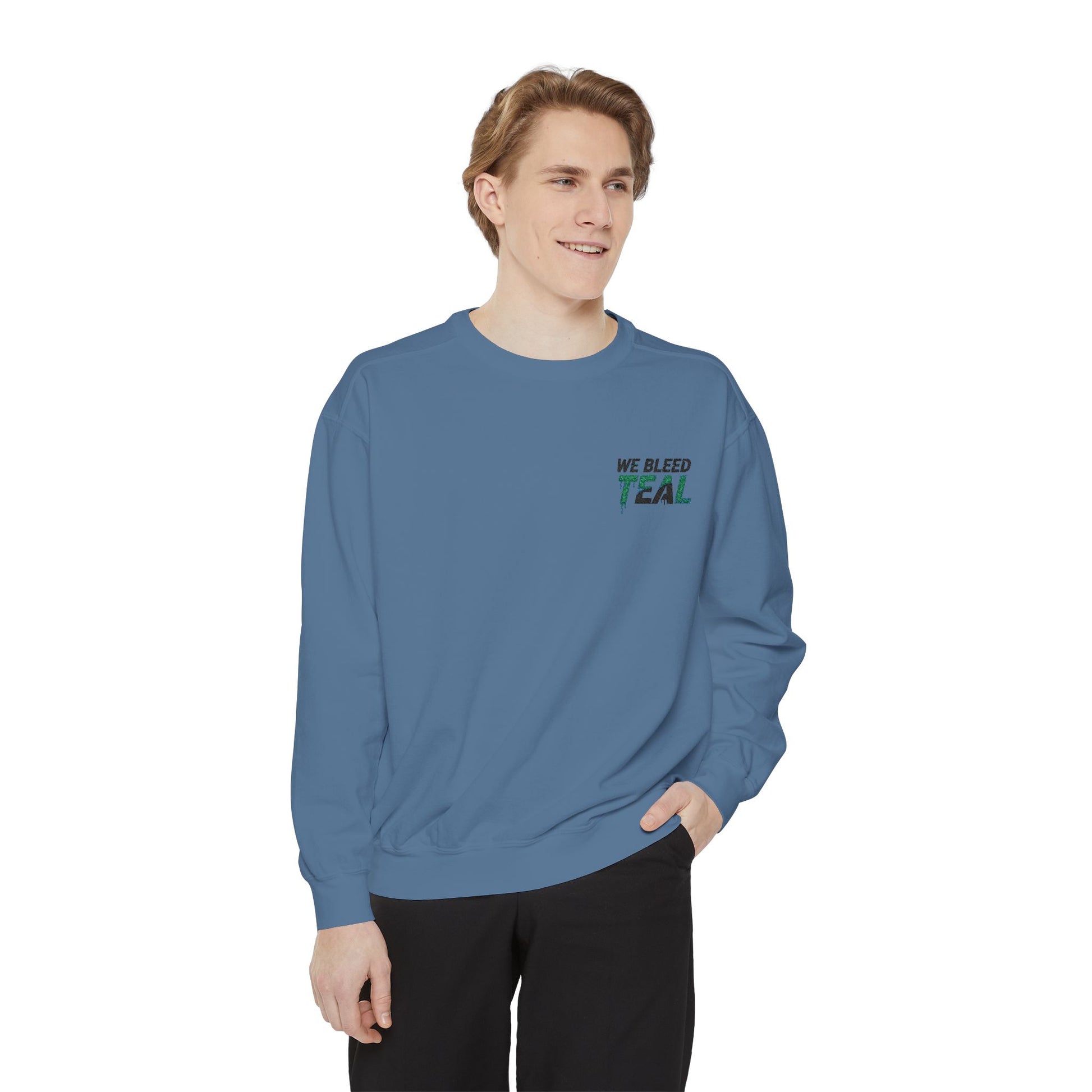 Unisex Garment-Dyed Sweatshirt, Soft Casual Wear, Cozy Street Style, Perfect Gift, Relaxed Fit for Any Occasion
