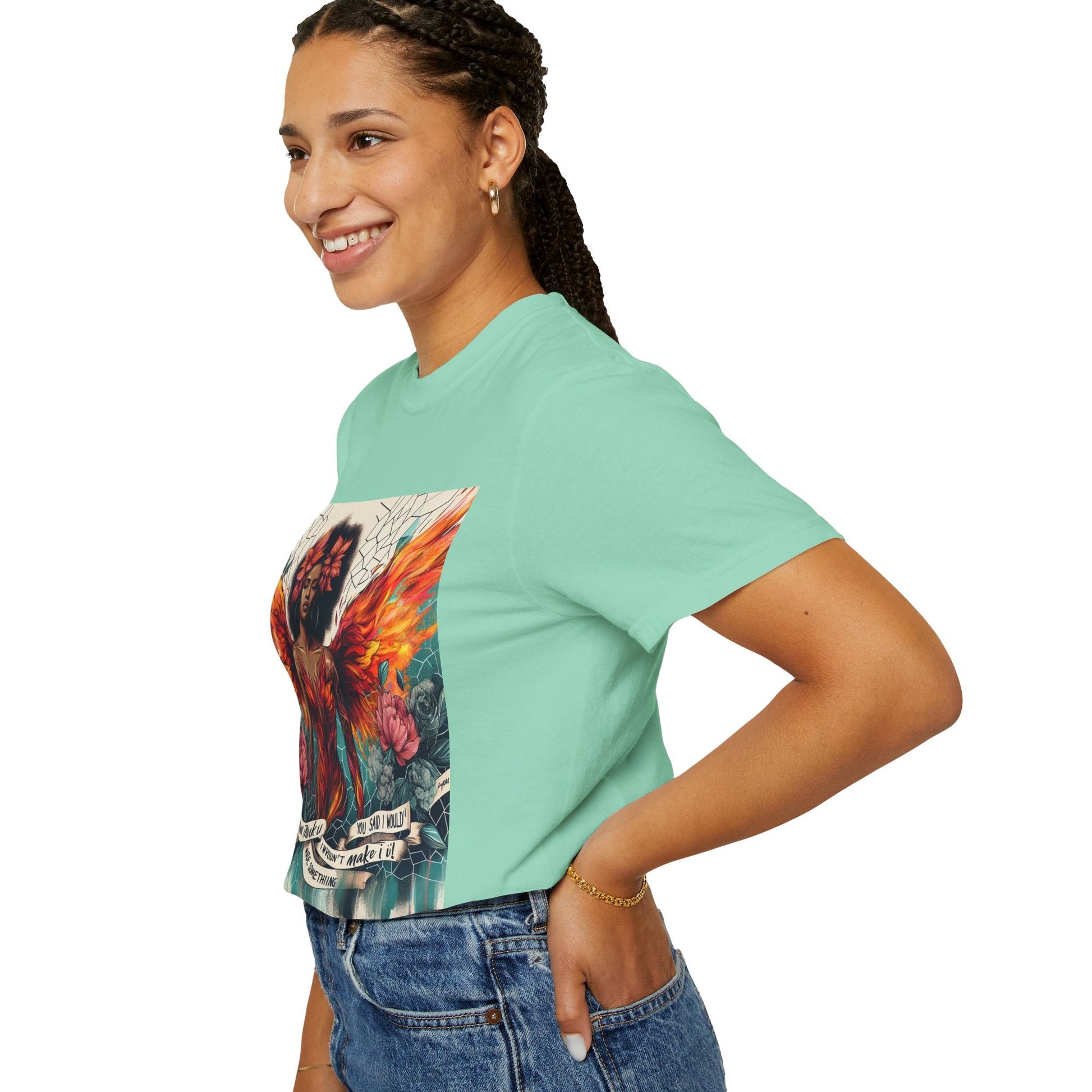 Vibrant Empowerment T-Shirt, Artistic Tee for Feminists, Gift for Her, Boho Style Shirt, Festival Apparel, Unisex Graphic T-Shirt Printify