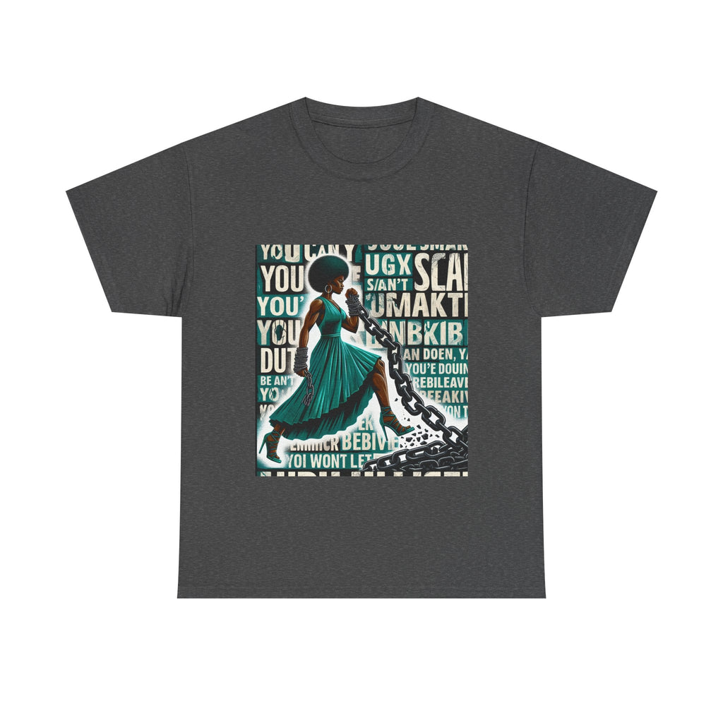 Empowering Afrocentric Unisex Tee, Motivational T-Shirt, Gift for Her, Black History, Fashion Statement, Casual Wear Printify