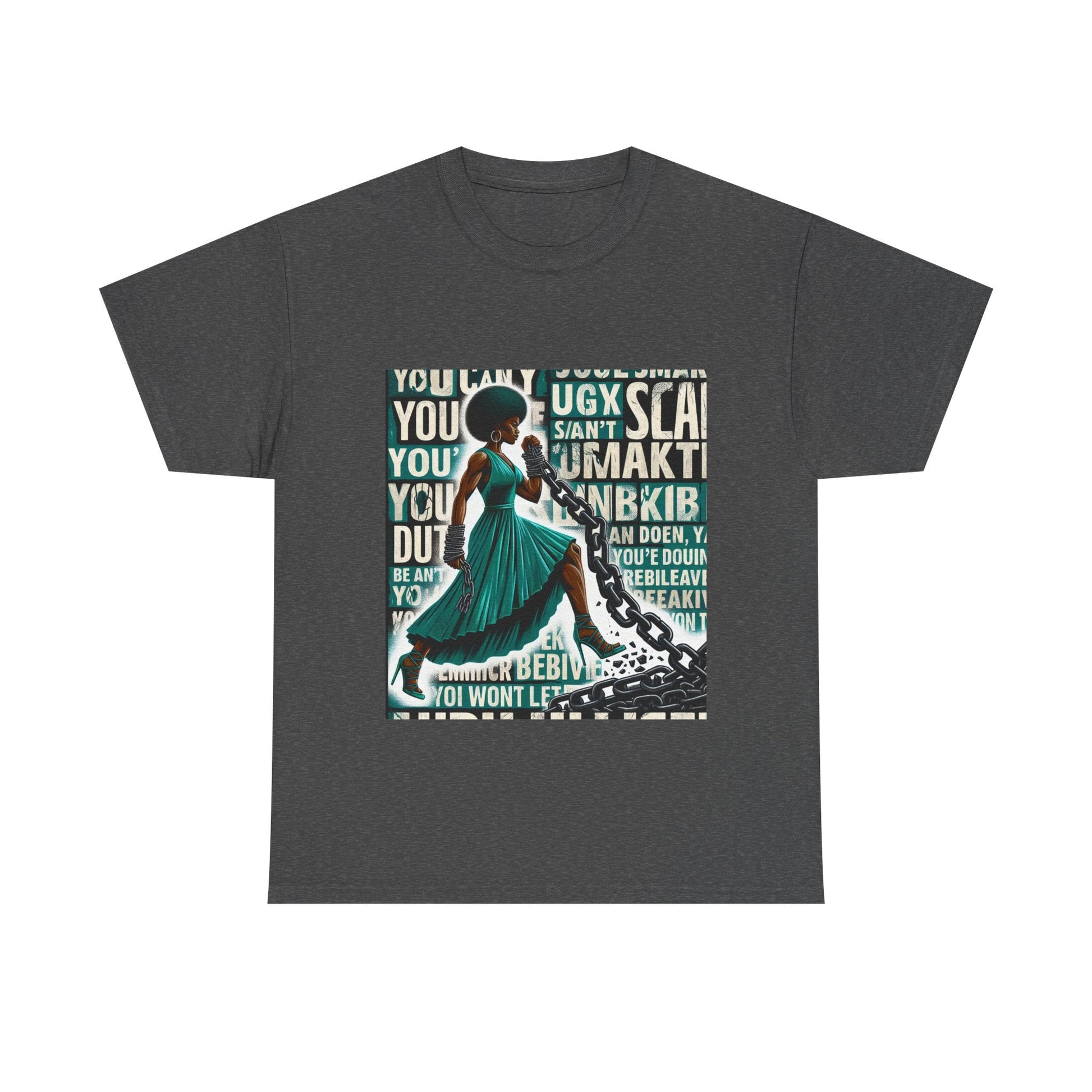 Empowering Afrocentric Unisex Tee, Motivational T-Shirt, Gift for Her, Black History, Fashion Statement, Casual Wear Printify
