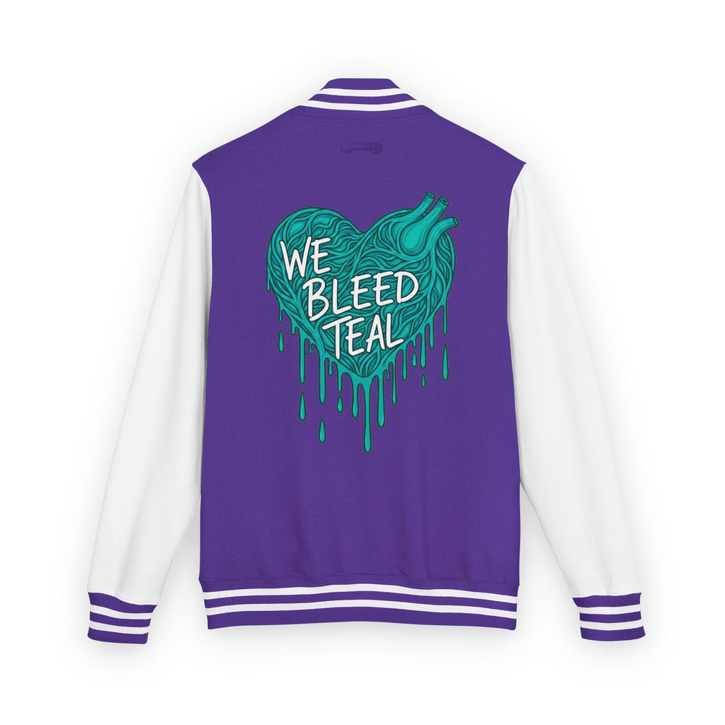 Teal Heart Letterman Jacket, Unisex Varsity Jacket for Sports Fans, Stylish College Apparel, Perfect Gift for Graduates, Casual [...]