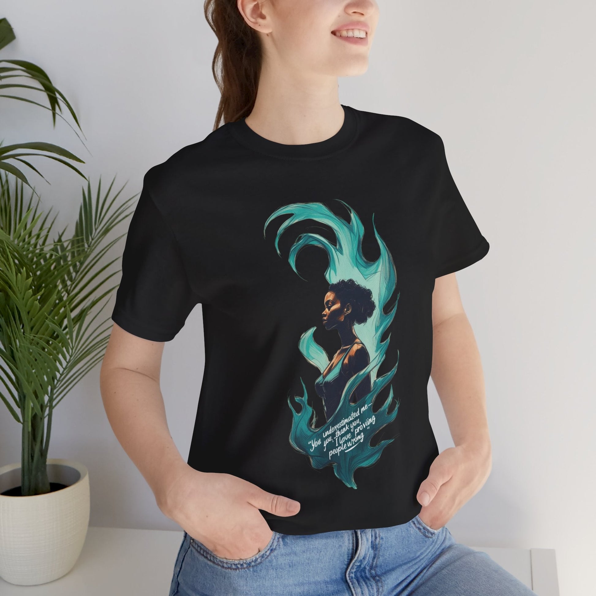 Fierce Goddess Graphic Tee | Unisex Short Sleeve T-Shirt, Artsy Apparel, Gift for Her, Statement Shirt, Casual Wear, Boho Style Printify