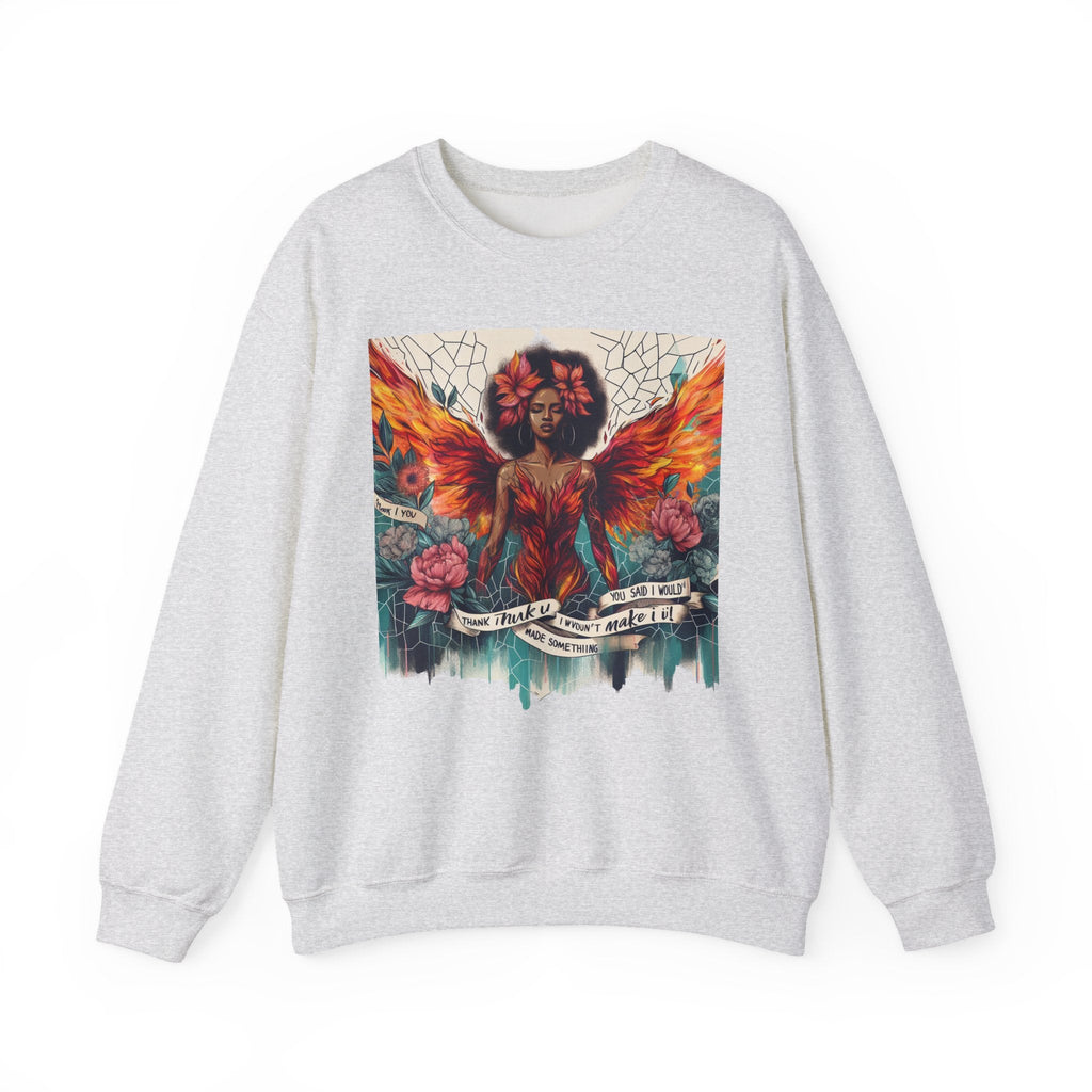 Artistic Phoenix Crewneck Sweatshirt - Cozy Unisex Apparel, Perfect for Casual Wear, Gift for Art Lovers, Birthday, Warmth & Style Printify