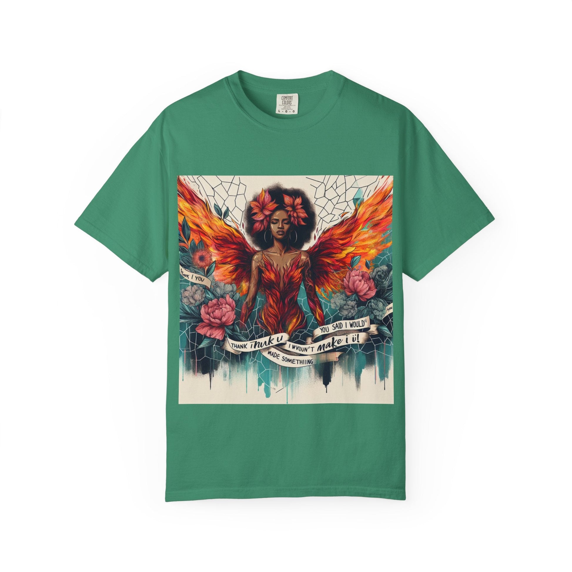 Vibrant Empowerment T-Shirt, Artistic Tee for Feminists, Gift for Her, Boho Style Shirt, Festival Apparel, Unisex Graphic T-Shirt Printify