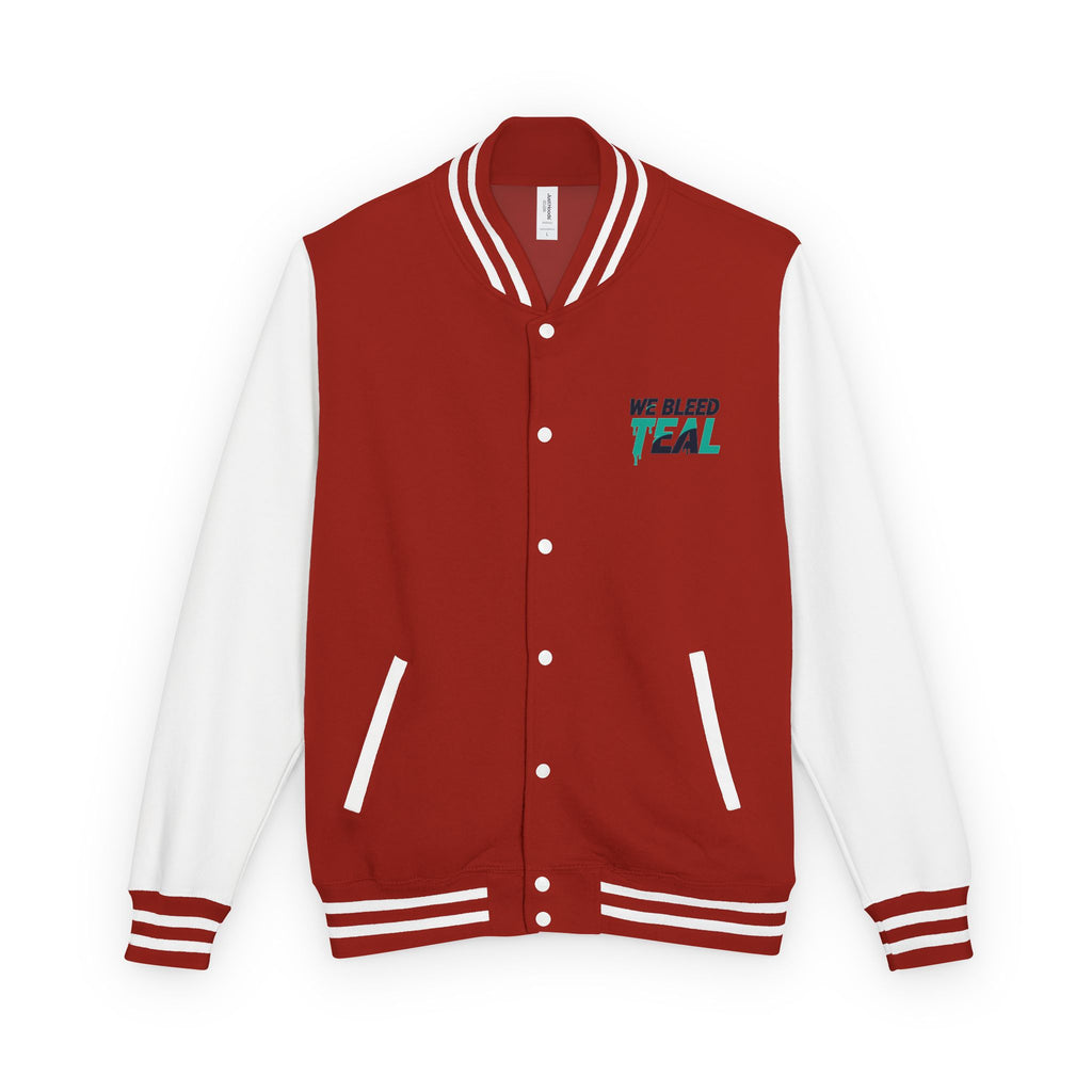 Teal Bleeding Letterman Jacket, Unisex Varsity Jacket, Trendy Sports Jacket, Cool Casual Wear, College Spirit Gear, Perfect Gift for [...]