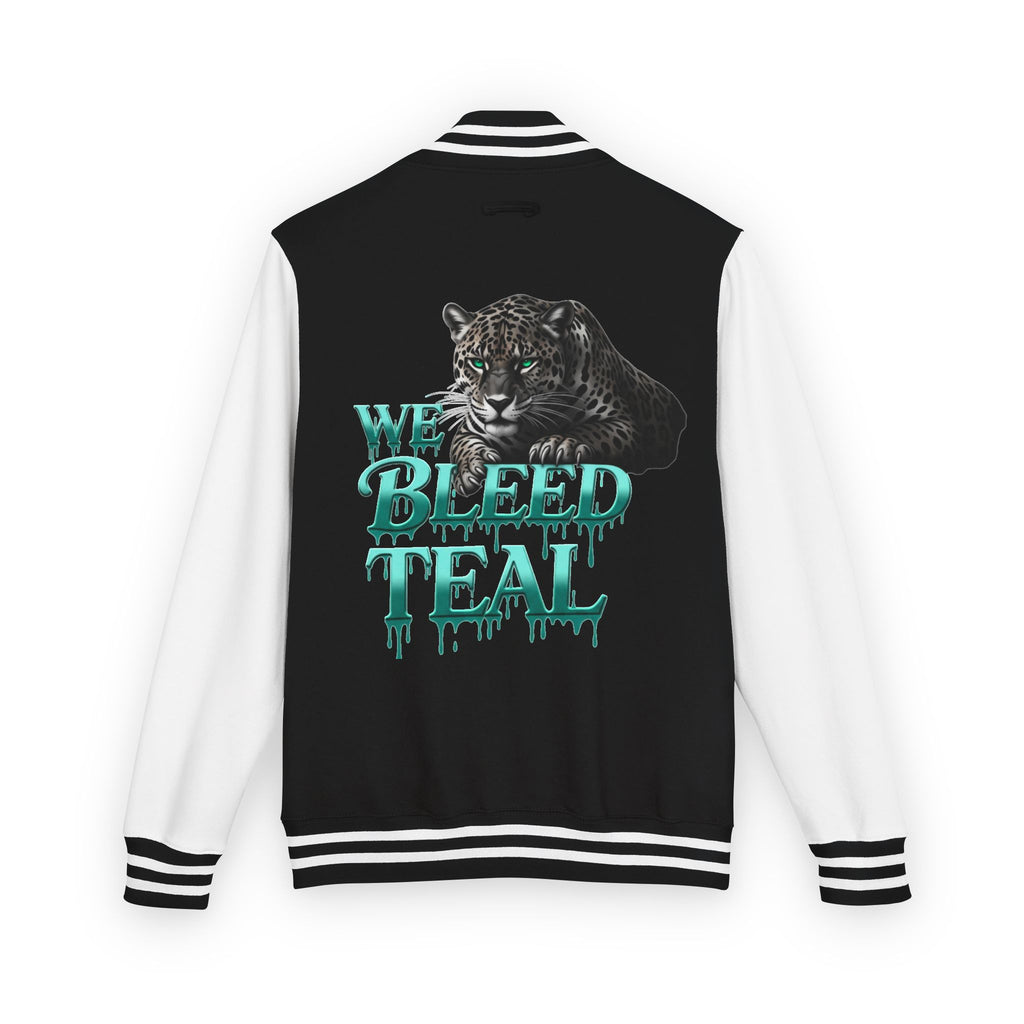 Teal Bleeding Letterman Jacket, Unisex Varsity Jacket, Trendy Sports Jacket, Cool Casual Wear, College Spirit Gear, Perfect Gift for [...]