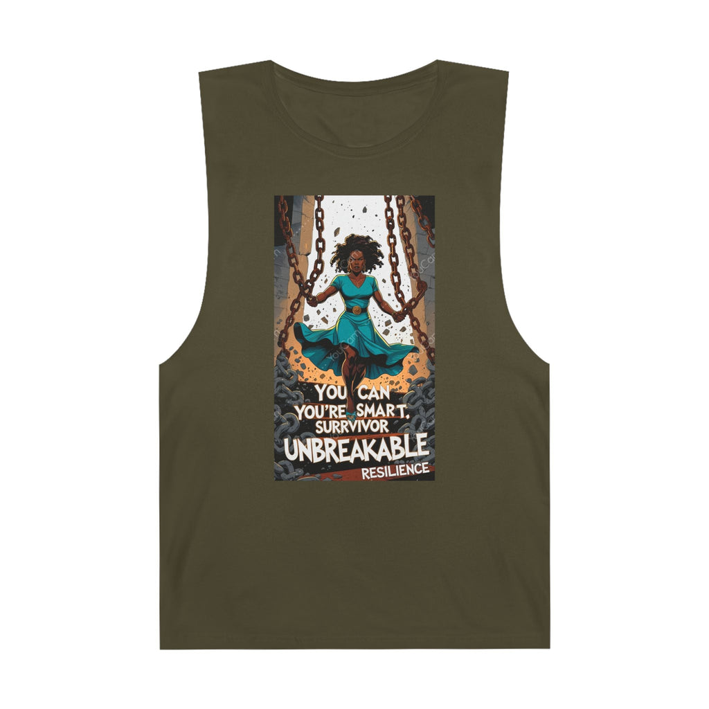 Unisex Inspirational Tank Top, Empowering Survivor Shirt, Unbreakable Resilience Tee, Motivational Workout Top, Perfect for Self-Care [...]