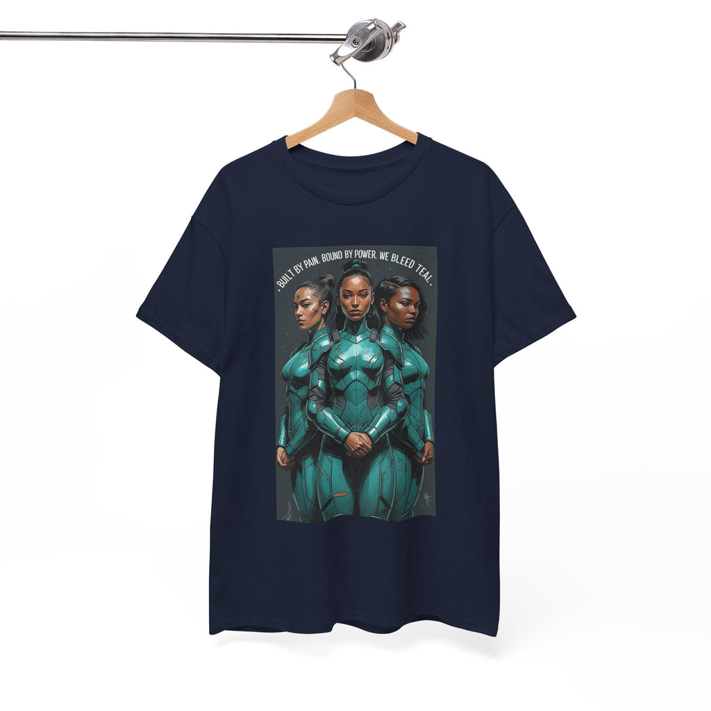 Futuristic Triple Goddess Tee, Graphic T-Shirt, Unisex Cotton Shirt, Casual Wear, Perfect Gift for Sci-Fi Fans, Everyday Style Printify