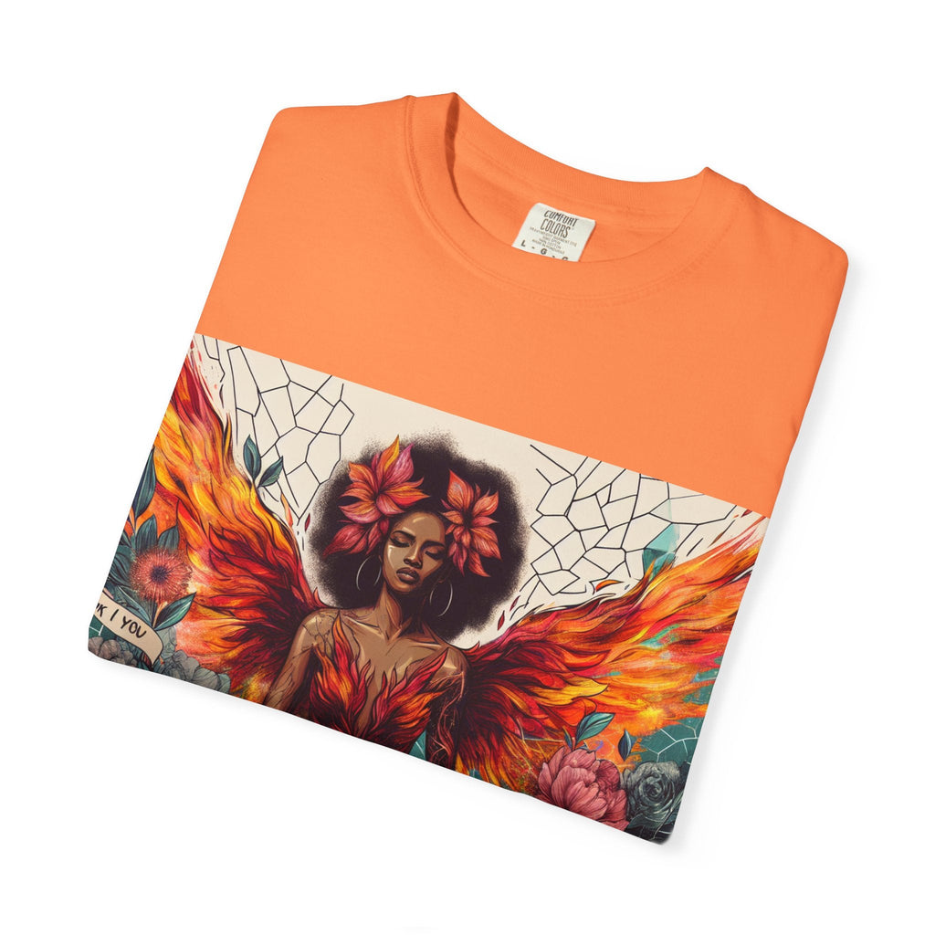 Vibrant Empowerment T-Shirt, Artistic Tee for Feminists, Gift for Her, Boho Style Shirt, Festival Apparel, Unisex Graphic T-Shirt Printify