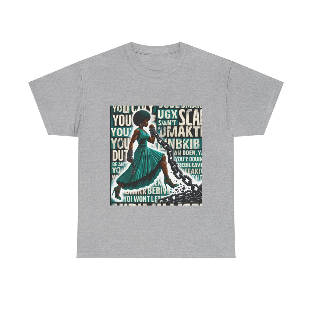 Empowering Afrocentric Unisex Tee, Motivational T-Shirt, Gift for Her, Black History, Fashion Statement, Casual Wear Printify