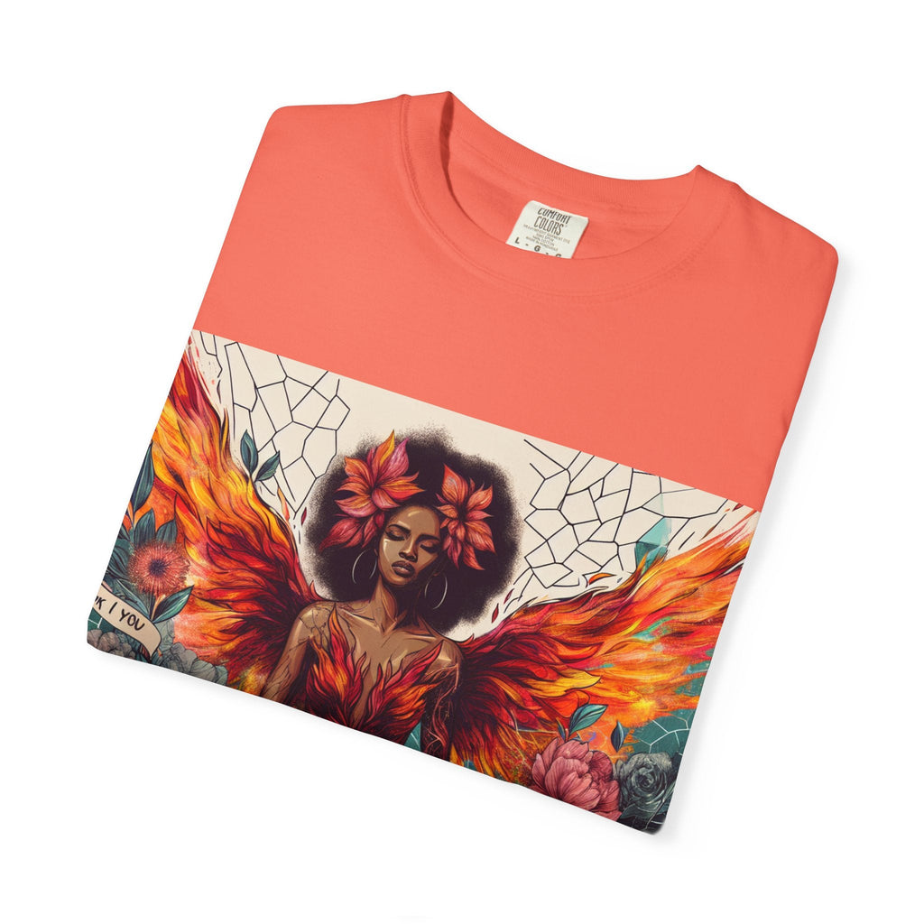 Vibrant Empowerment T-Shirt, Artistic Tee for Feminists, Gift for Her, Boho Style Shirt, Festival Apparel, Unisex Graphic T-Shirt Printify