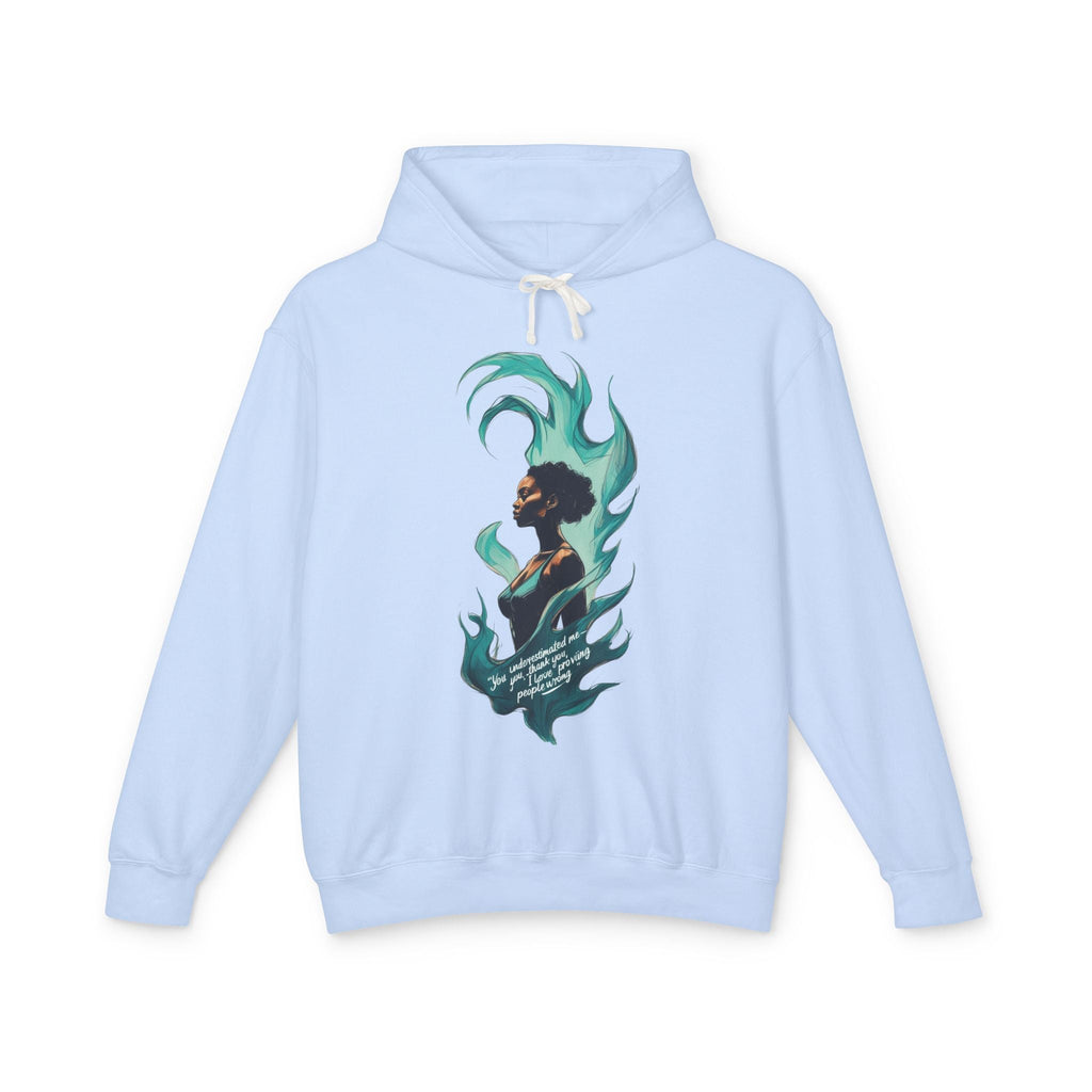 Bohemian Chic Unisex Lightweight Hooded Sweatshirt, Stylish Gift for Her, Art-Inspired Hoodie, Cozy Casual Wear, Unique Layering Piece Printify