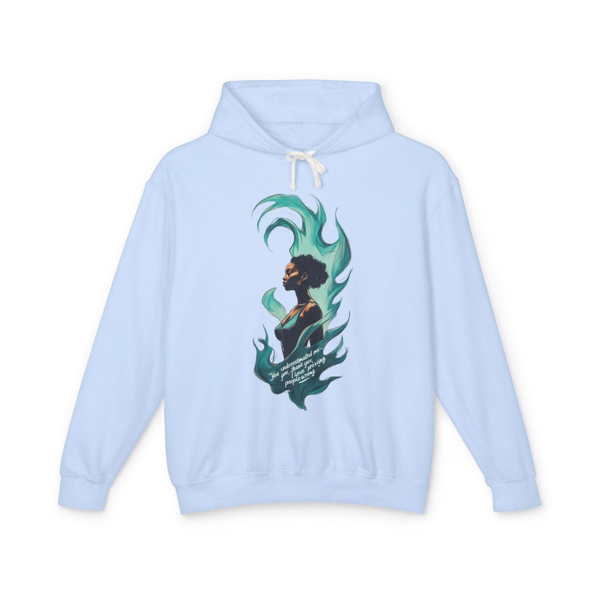 Bohemian Chic Unisex Lightweight Hooded Sweatshirt, Stylish Gift for Her, Art-Inspired Hoodie, Cozy Casual Wear, Unique Layering Piece Printify