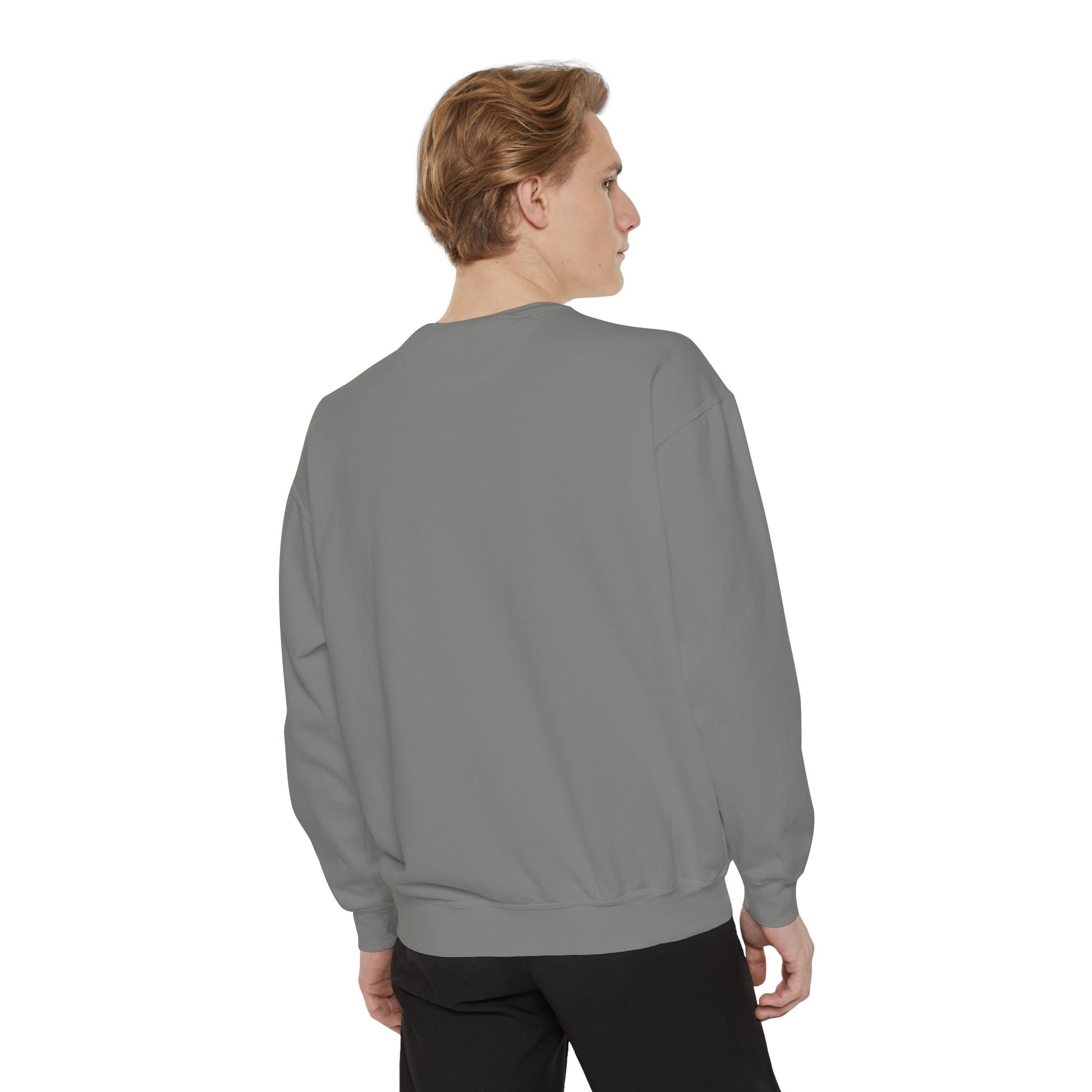 Unisex Garment-Dyed Sweatshirt, Soft Casual Wear, Cozy Street Style, Perfect Gift, Relaxed Fit for Any Occasion