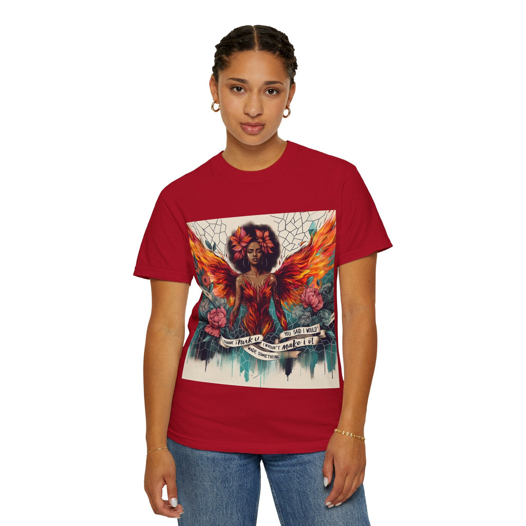 Vibrant Empowerment T-Shirt, Artistic Tee for Feminists, Gift for Her, Boho Style Shirt, Festival Apparel, Unisex Graphic T-Shirt Printify