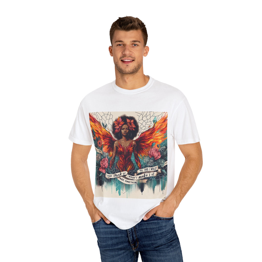 Vibrant Empowerment T-Shirt, Artistic Tee for Feminists, Gift for Her, Boho Style Shirt, Festival Apparel, Unisex Graphic T-Shirt Printify